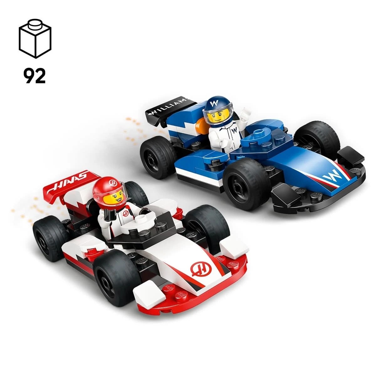 4 LEGO City F1 Williams Racing & Haas F1 Race Cars 60464, 4 of 10