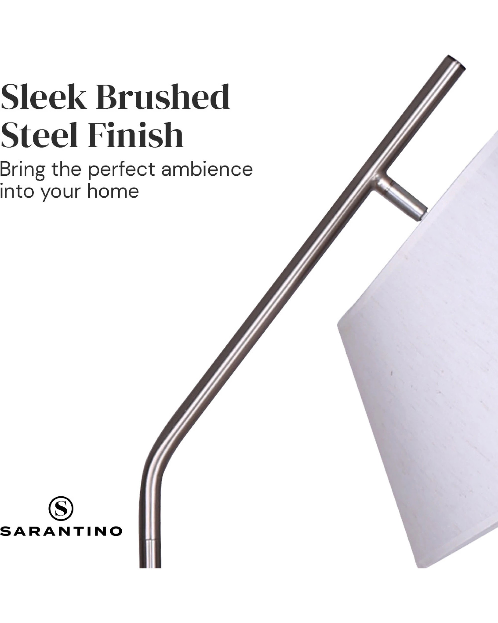 7 Sarantino Modern Arc Floor Lamp, 7 of 10