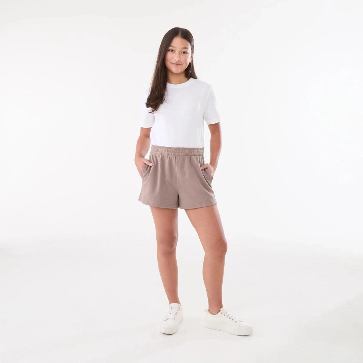 4 French Terry Shorts WASH BROWN, 4 of 5