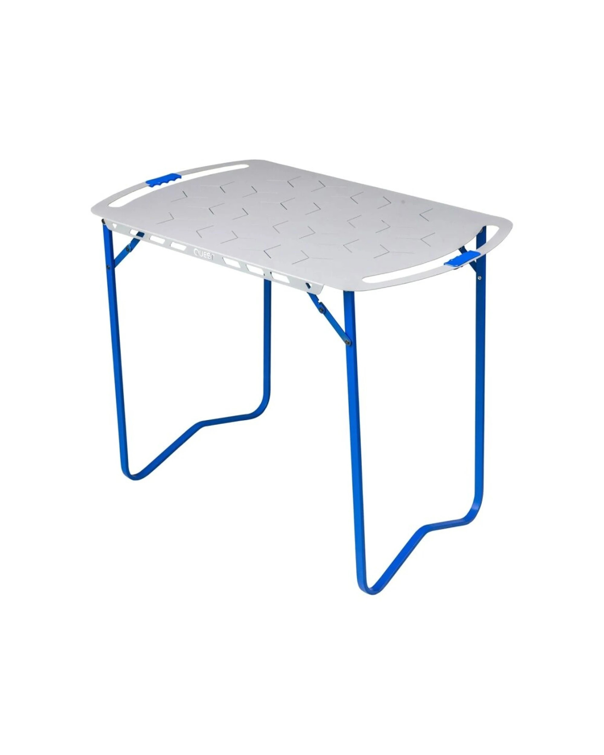 1 Quest Outdoors Vapour Table 90 Powder-Coated Steel Foldable Camping - Grey, 1 of 8
