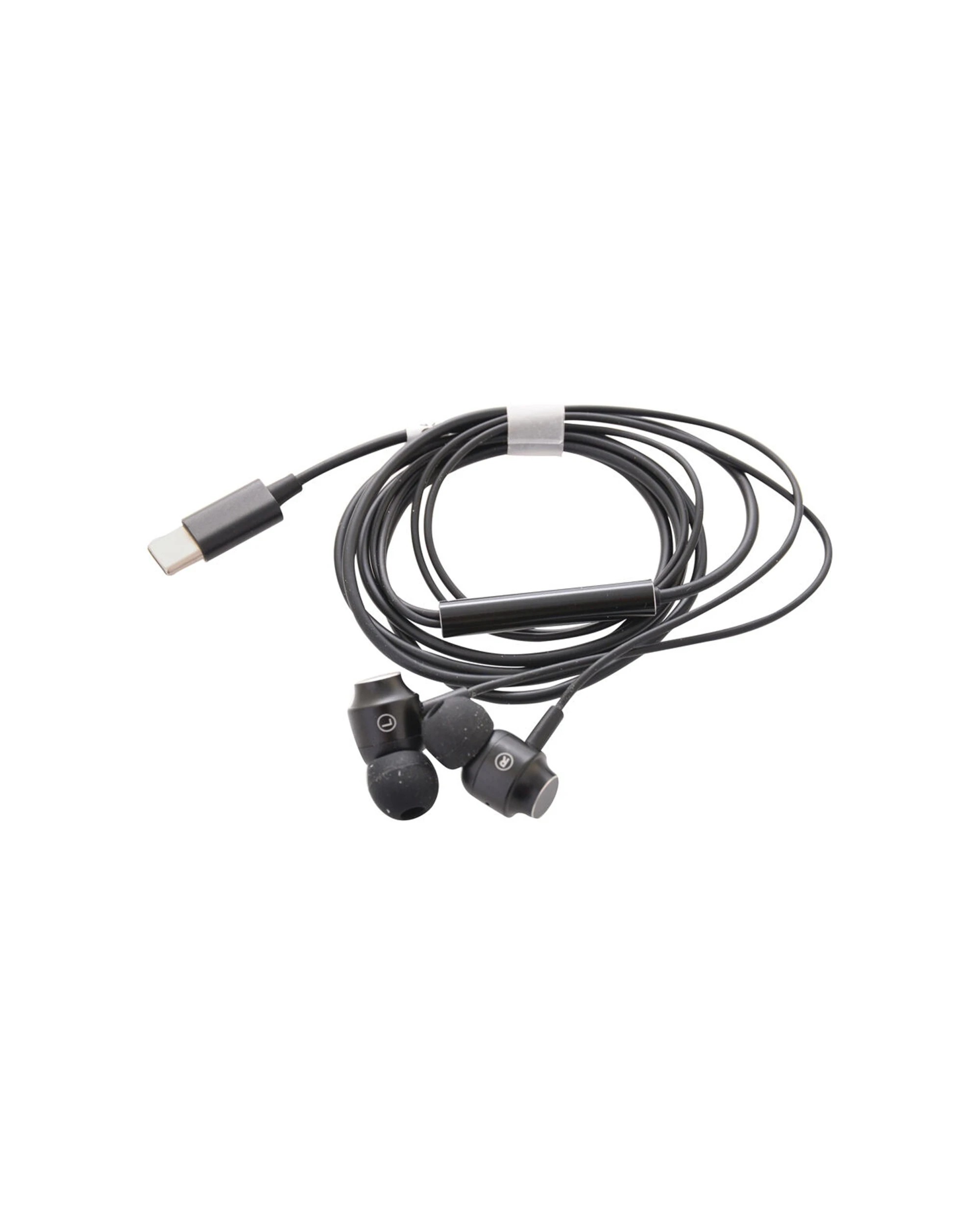 3 CORE Type-C In-Ear Earphones Wired With Mic 1.2m Cable Inline Controls
 - black, 3 of 3
