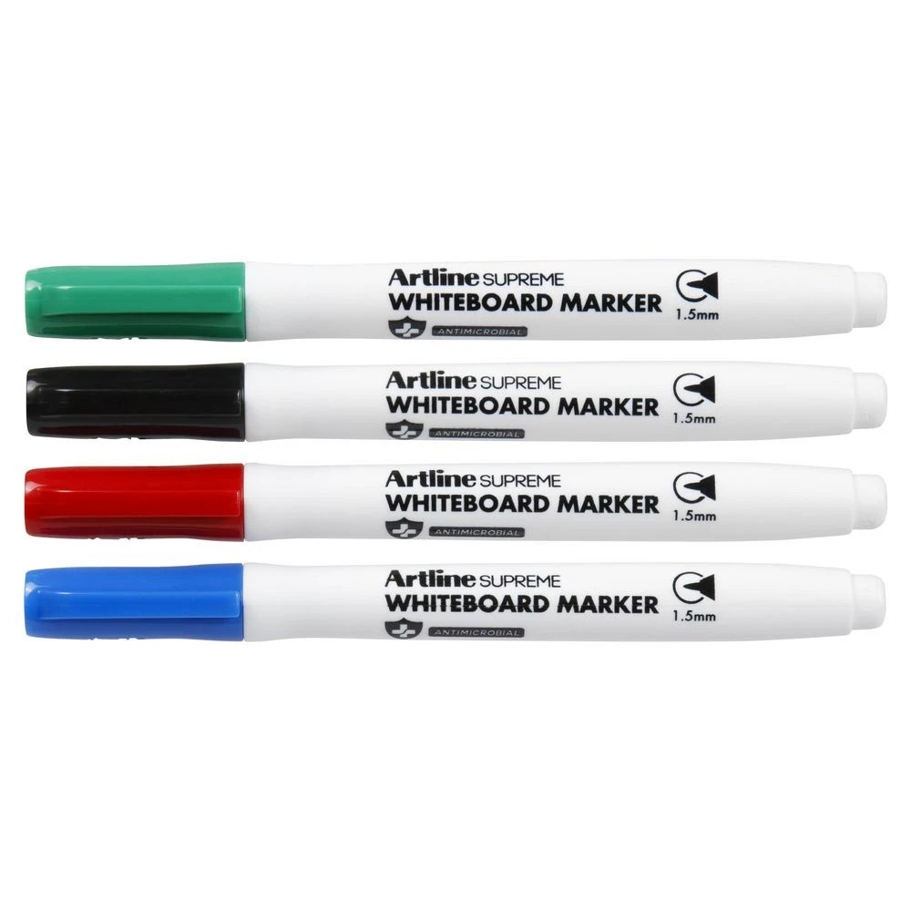 3 Artline Supreme Whiteboard Markers Bullet Assorted 4 Pack, 3 of 3