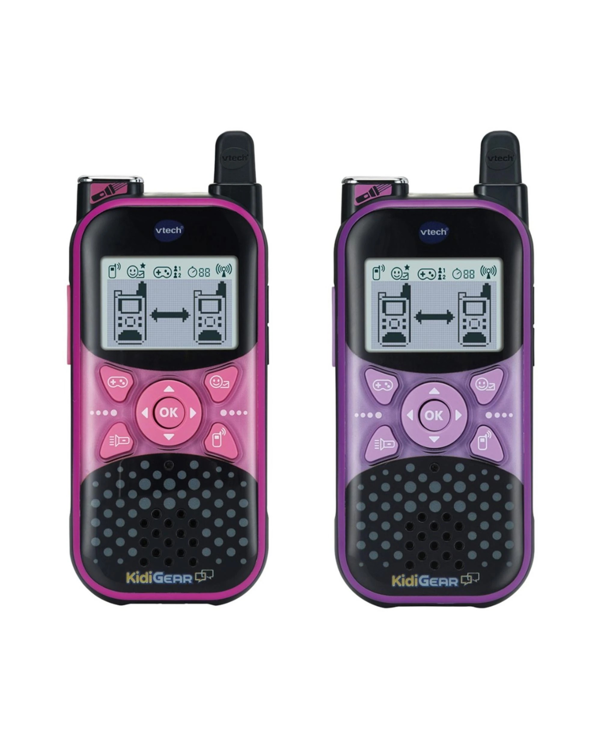 2 VTech KidiGear Walkie Talkies Explorer - Pink/Purple - Multi, 2 of 3