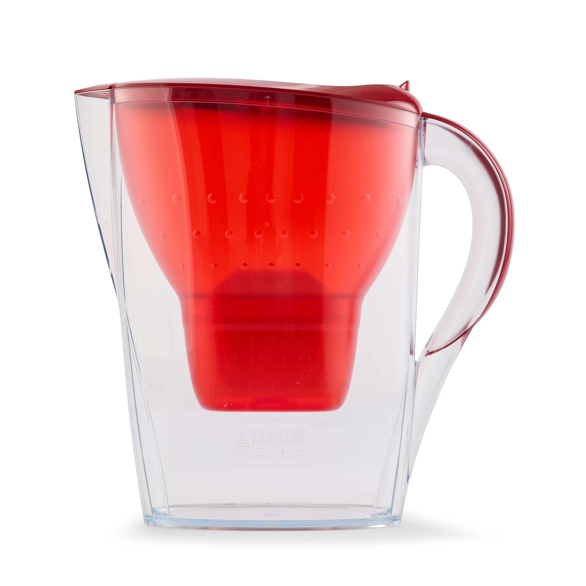 1 Brita 2.4L Water Jug with Filter - Red, 1 of 6