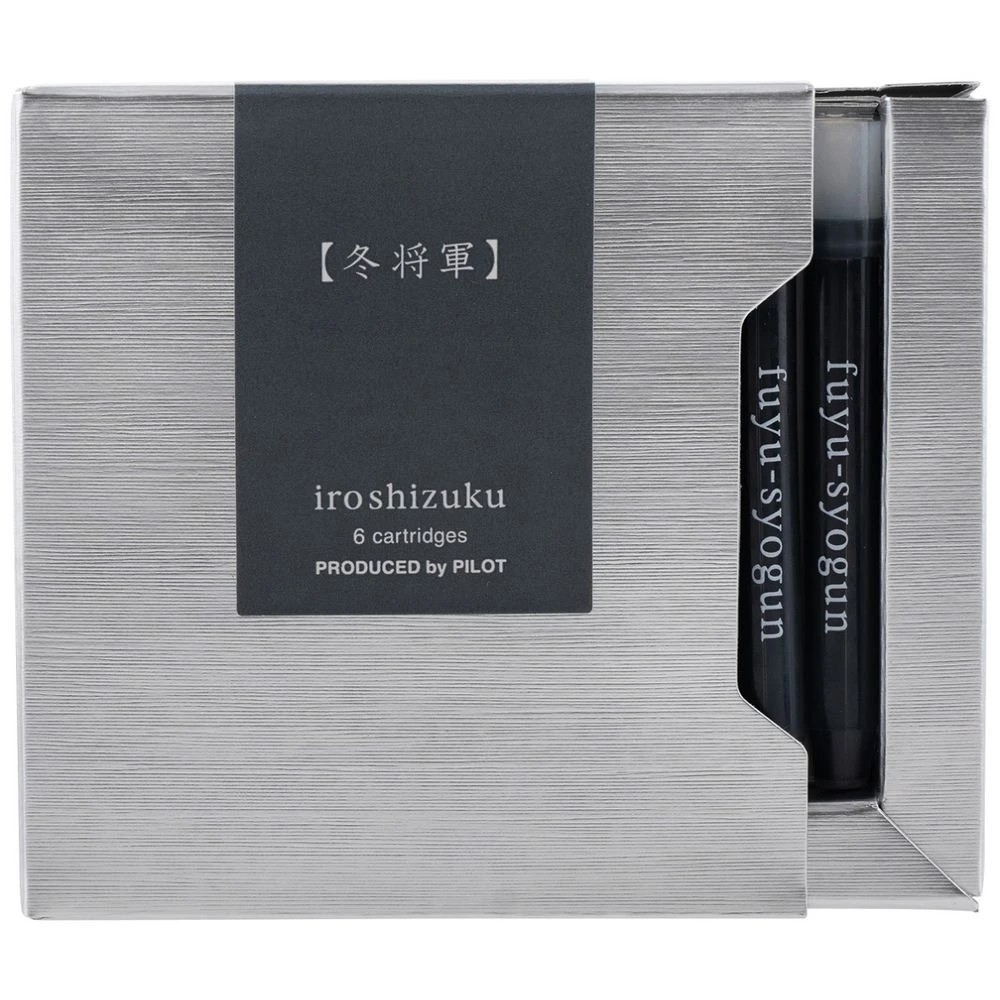 2 Iroshizuku Fountain Pen Ink Cartridge Old Man Winter 6Pk, 2 of 3