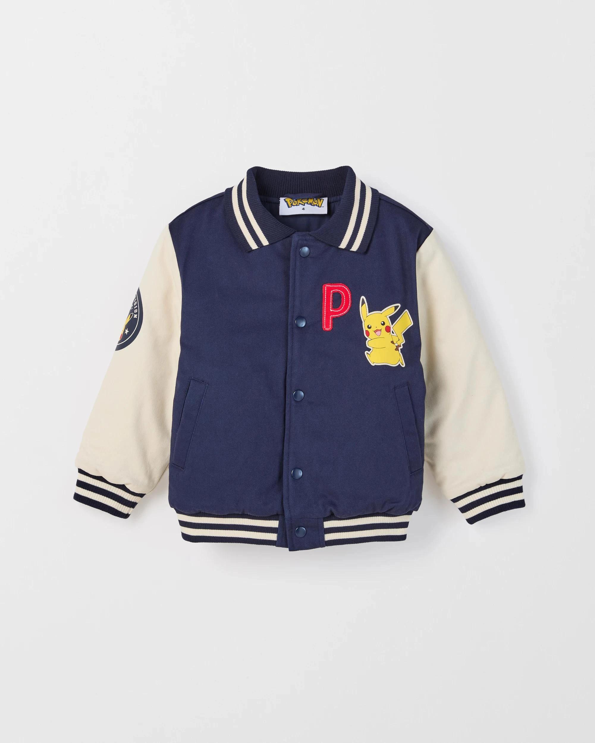 1 Pokemon Print Jacket NAVY BLUE, 1 of 3