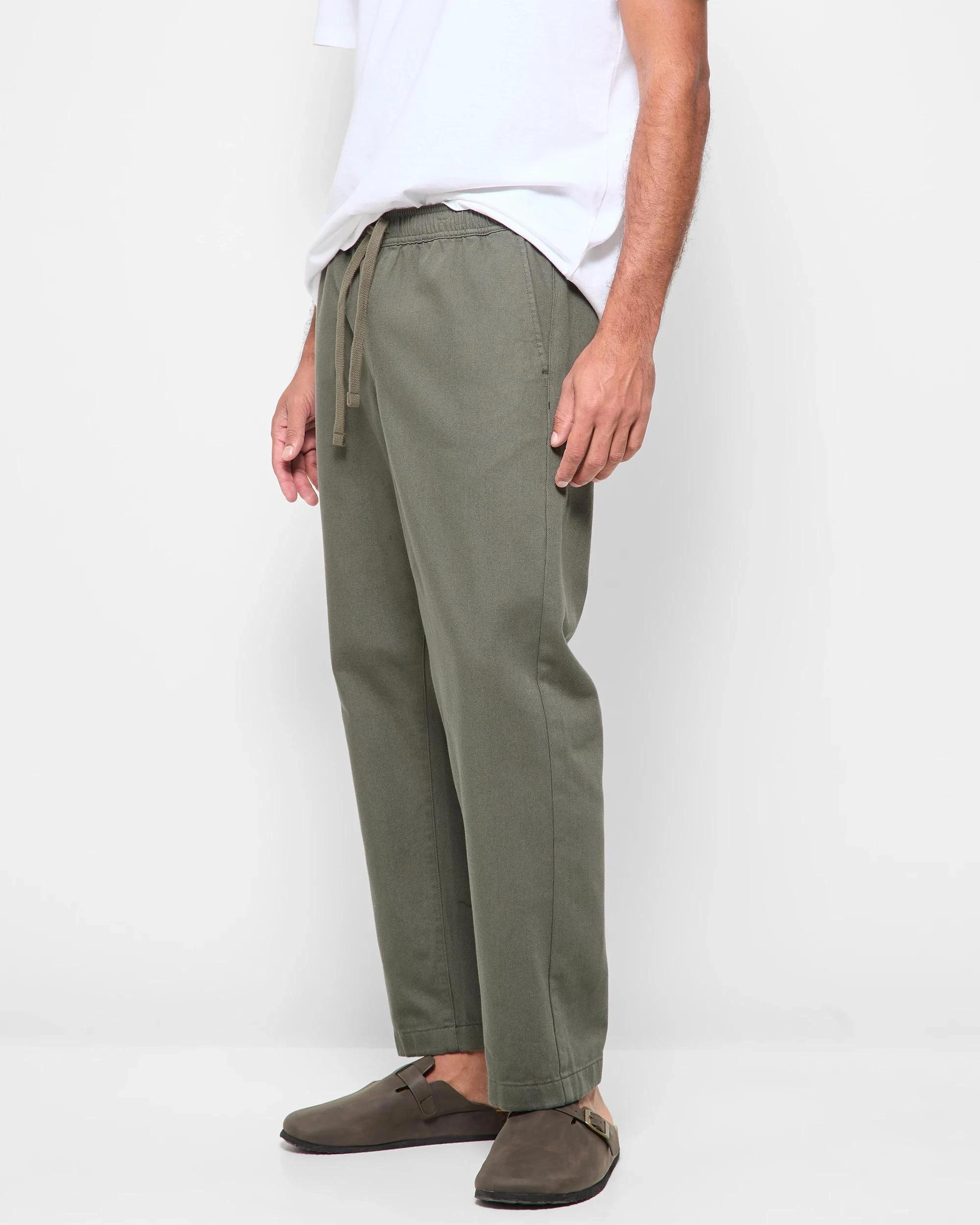 3 Target Australian Cotton Relaxed Twill Pants ECRU, 3 of 5