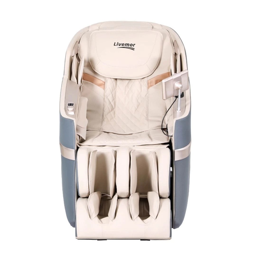 3 Livemor 4D Massage Chair Recliner SL Track Full Body Zero Gravity Massager Heated AI Body - Multi, 3 of 6