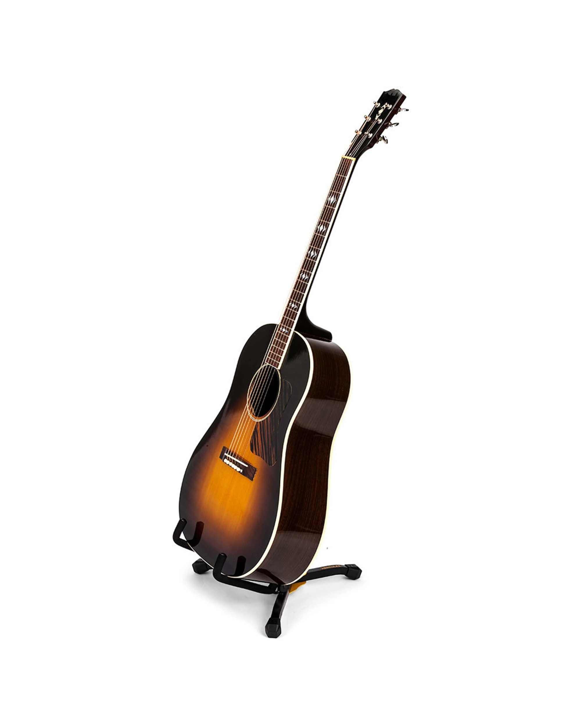 2 Hercules Foldable Mini Acoustic Guitar Stand Floor Holder Rack With Bag And Locks - Multi, 2 of 4