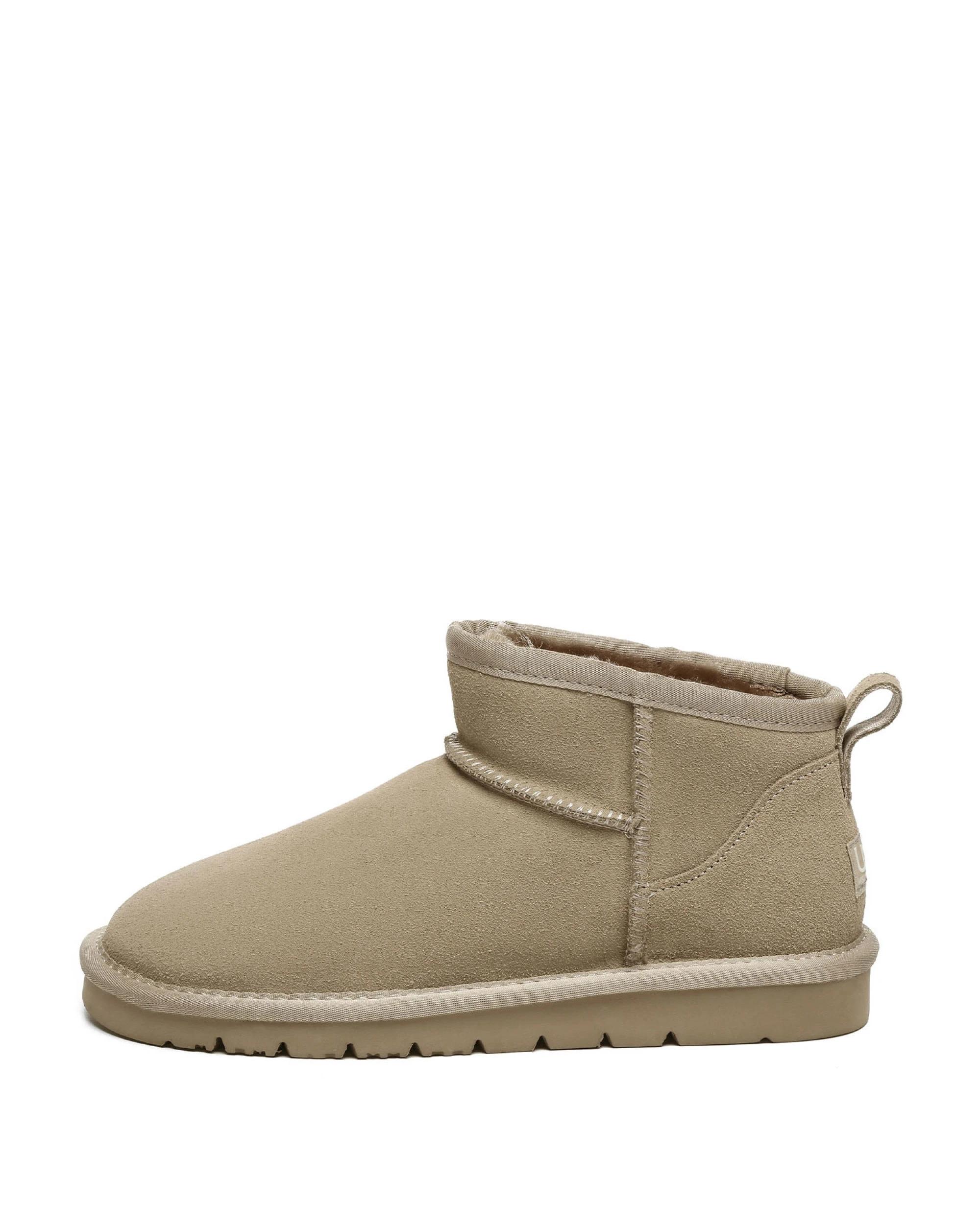 4 Australian Shepherd UGG Unisex Julia Cow Suede Boots LIGHT BROWN, 4 of 5