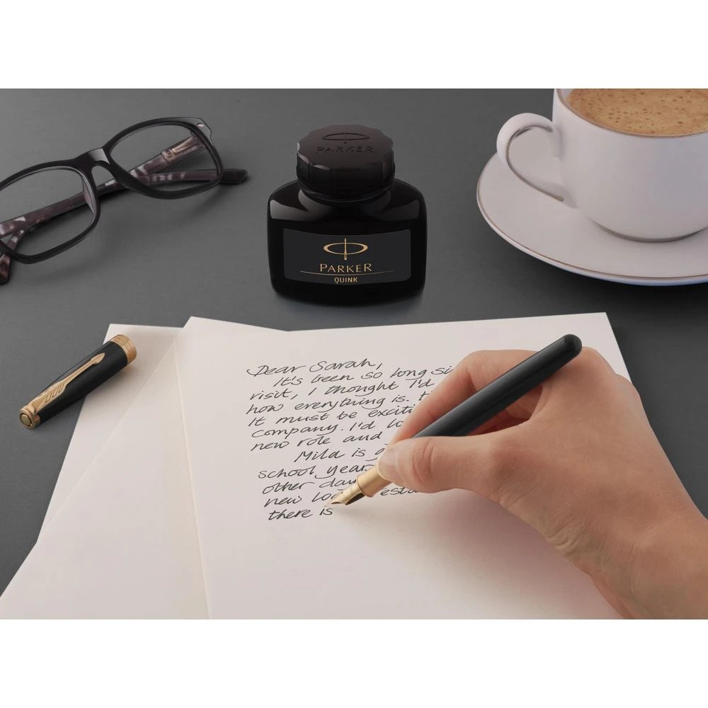 4 Parker Quink Ink Bottle Permanent Black 57 mL, 4 of 7