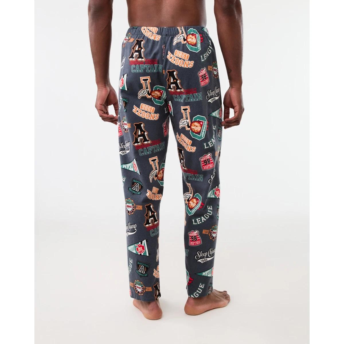 3 Flannel Sleep Pants Gry League, 3 of 5