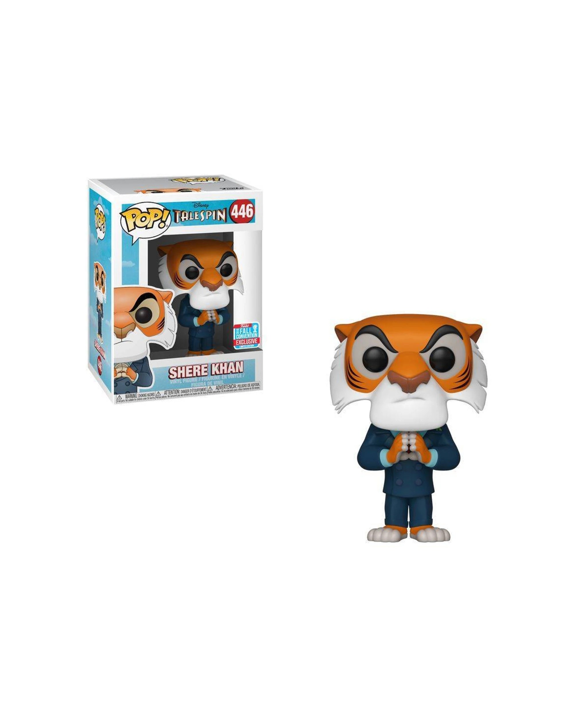 2 Pop Vinyl Figurine TaleSpin Shere Khan NYCC Exclusive 10cm Collectible - Multi, 2 of 3