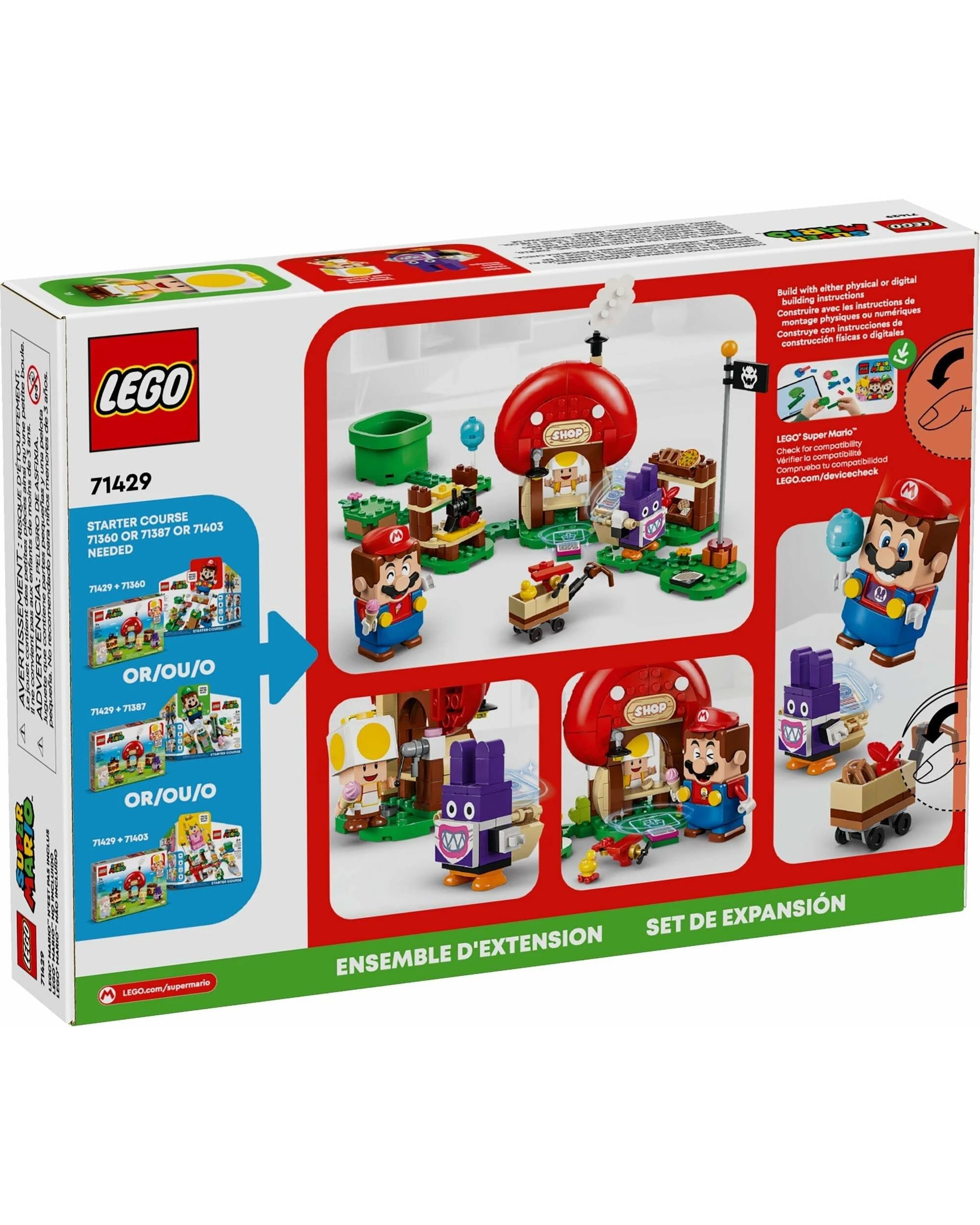 2 LEGO Super Mario 71428 Nabbit at Toad's Shop, 2 of 3
