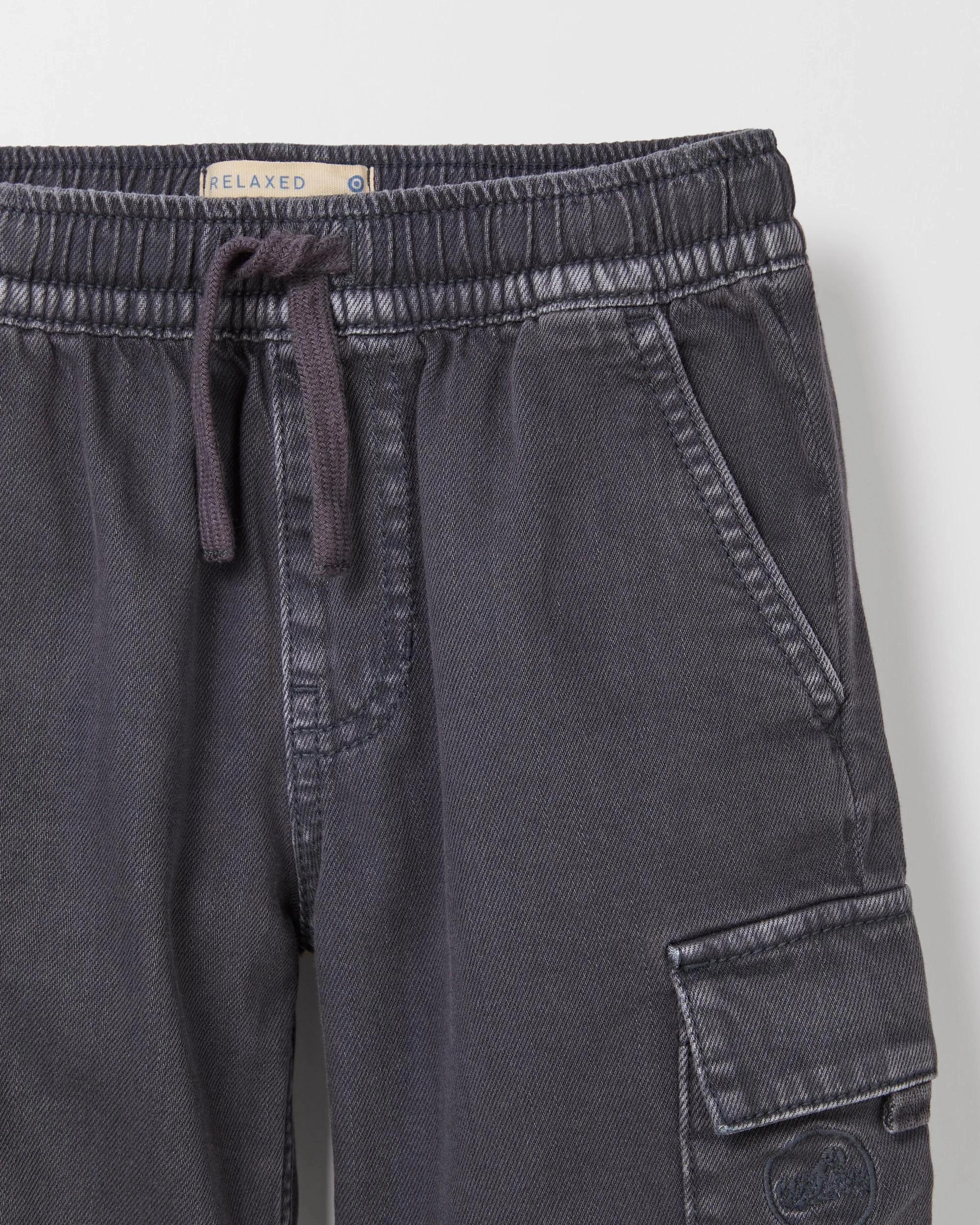 2 Target Denim Pull On Cargo Shorts BLACK PEARL, 2 of 2