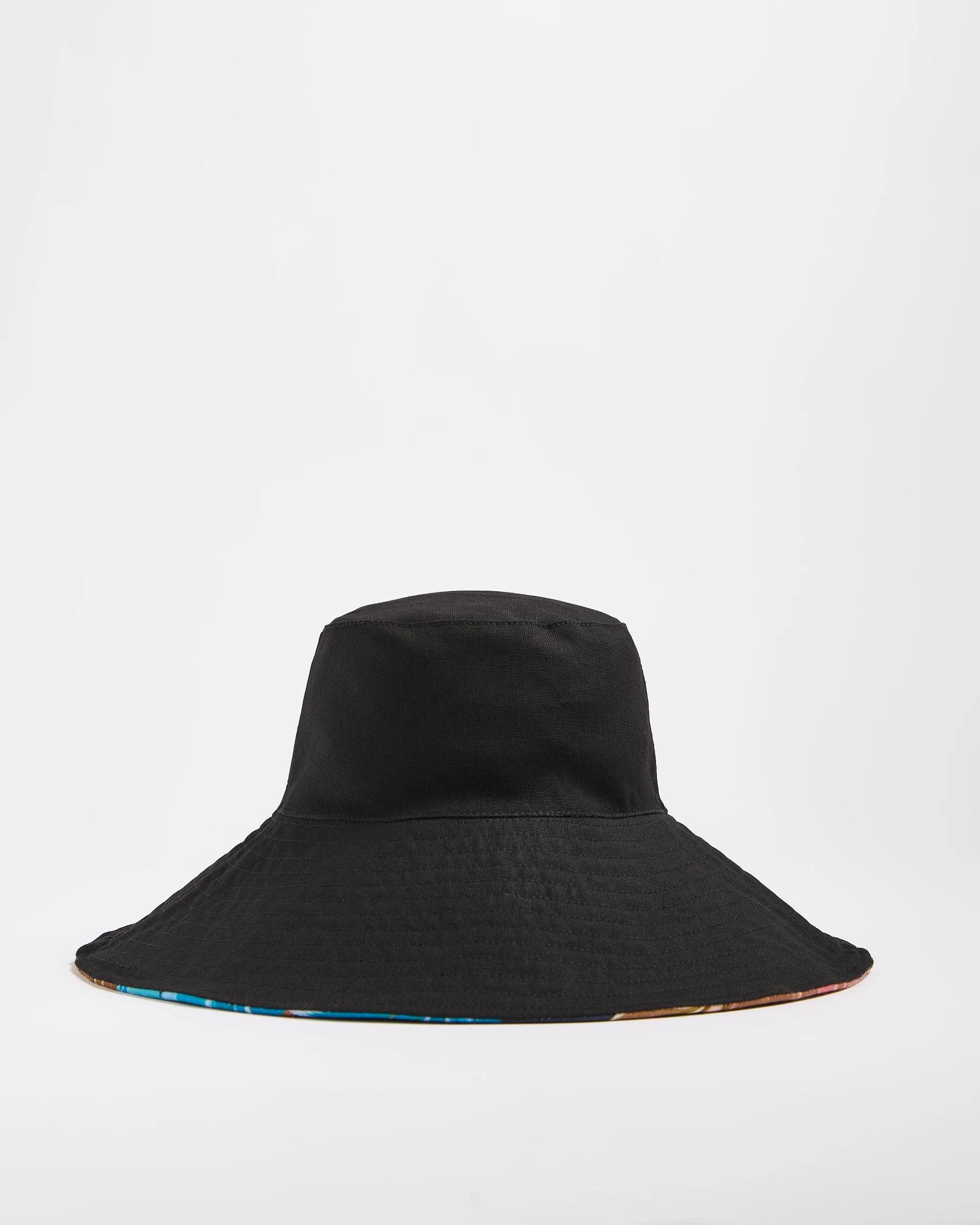 3 Target Womens Wide Brim Reversible Bucket Hat MULTI FLORAL, 3 of 3