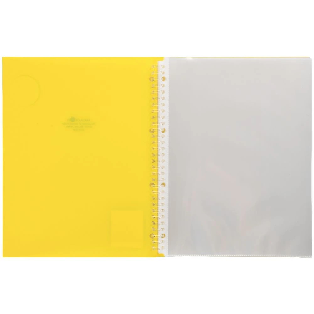 3 Aqua Drops Refillable Display Book A4 20 Pockets Vivid Yellow, 3 of 4