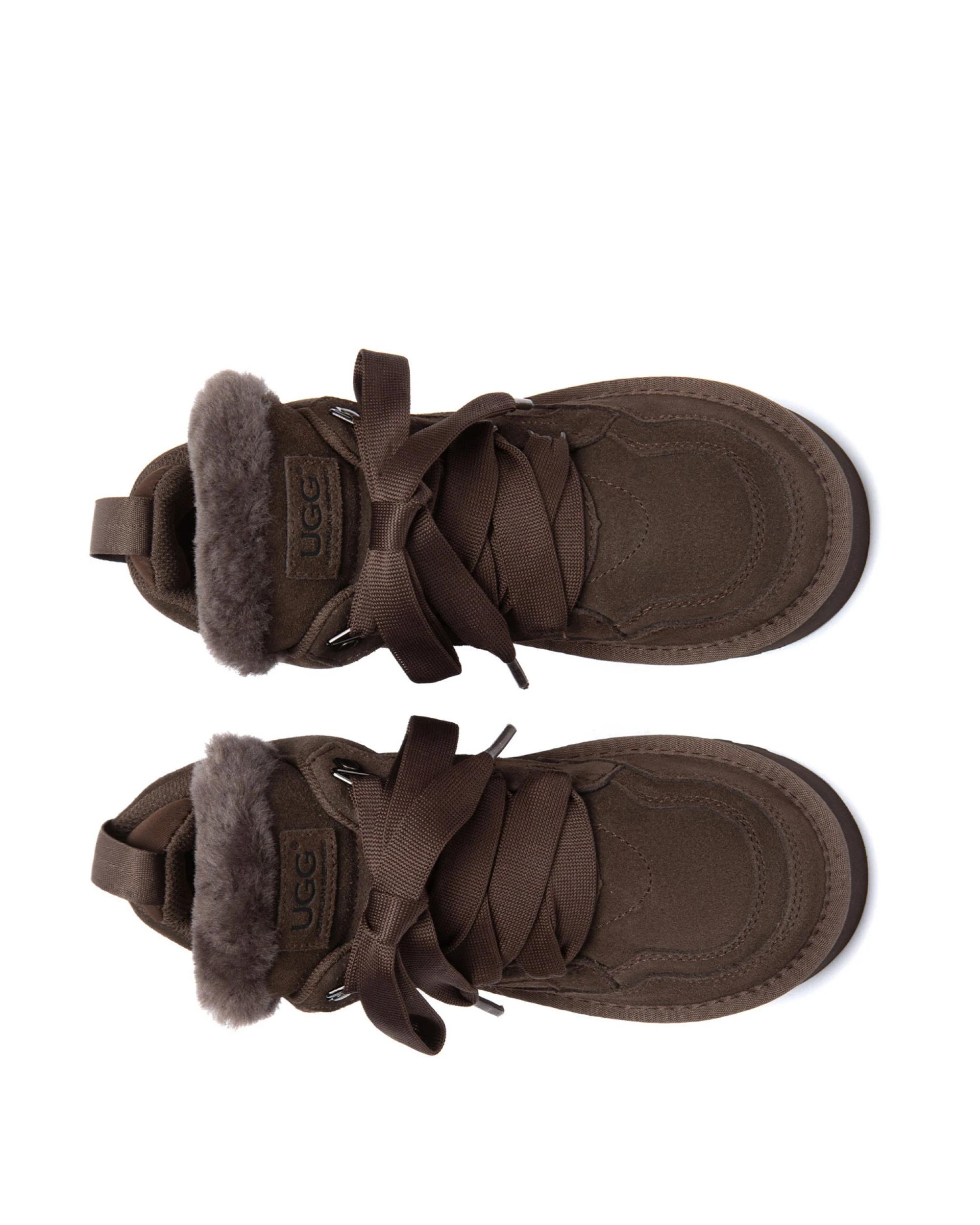 5 Australian Shepherd UGG Womens Parklyn Platform Sneakers CHOCOLATE, 5 of 5