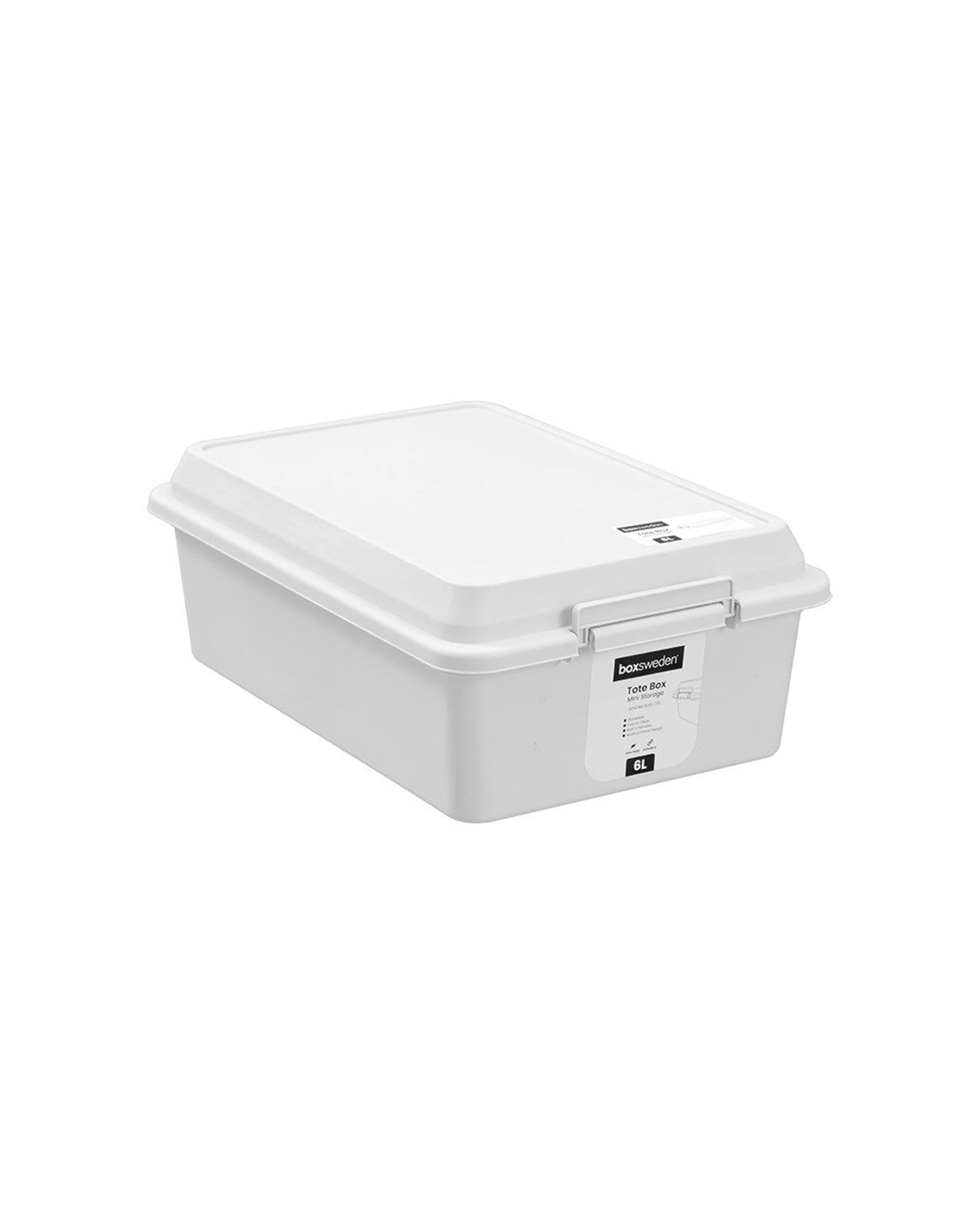 4 Boxsweden Tote Mini Storage Stack Organiser Box 12PK 6L Stackable Storage - Assorted, 4 of 9