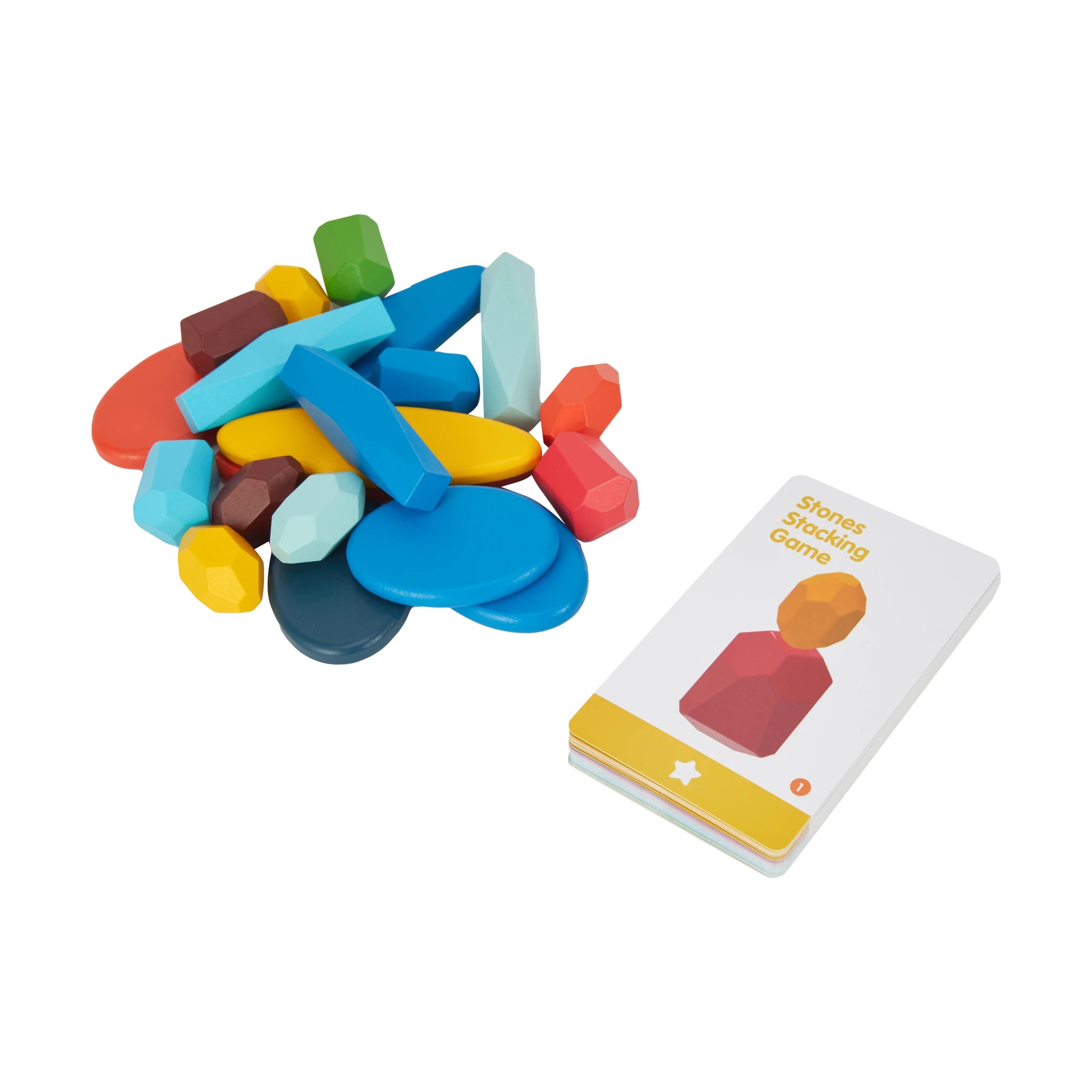 2 Wooden Stacking Stones Game, 2 of 7