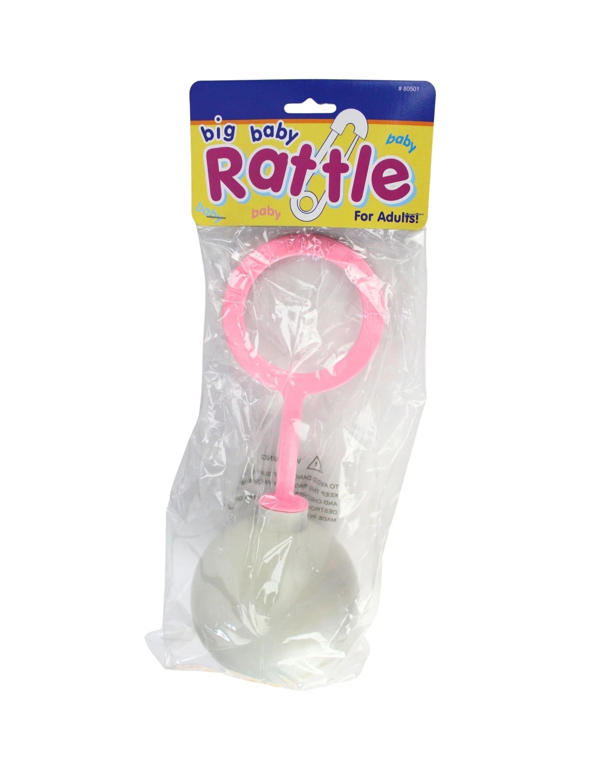 3 Rasta Imposta Big Baby Rattle Accessory - Pink, 3 of 4