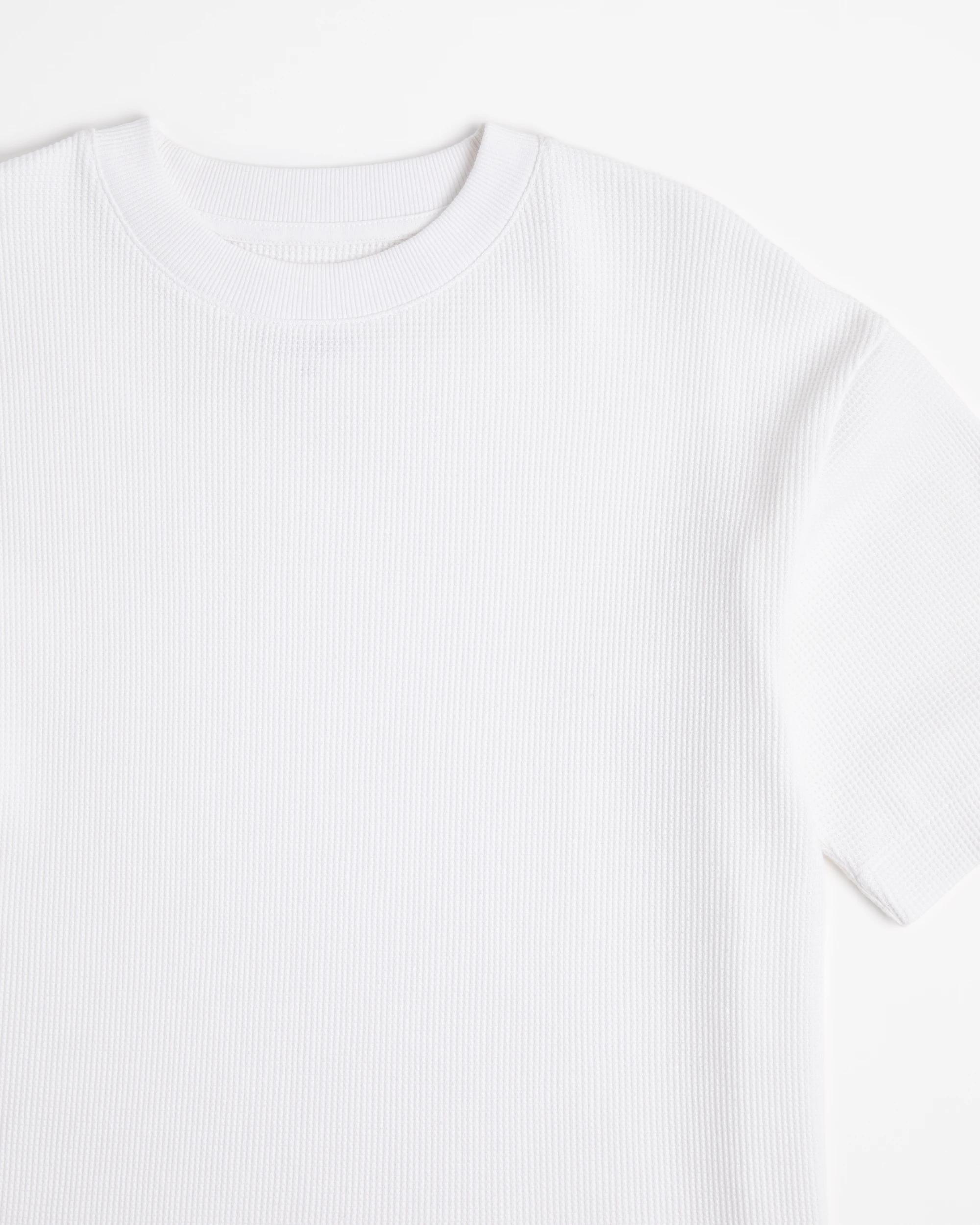 5 Target Australian Cotton Waffle Oversize T-shirt WHITE, 5 of 9