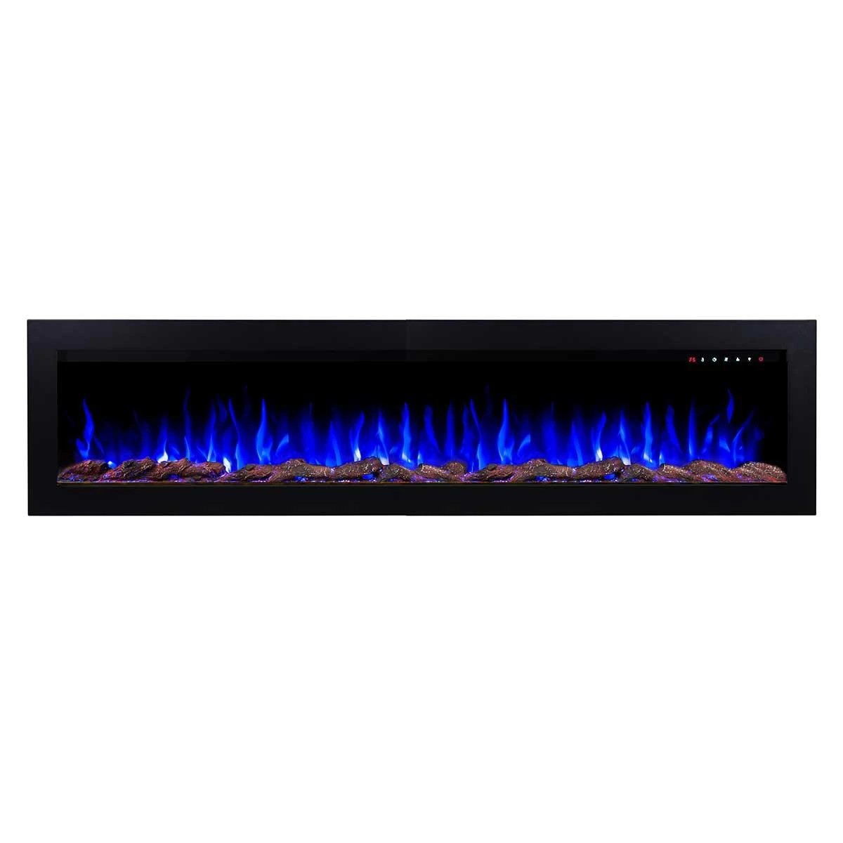 3 Moda Living Sonata 72 inch Electric Fireplace - Black, 3 of 7