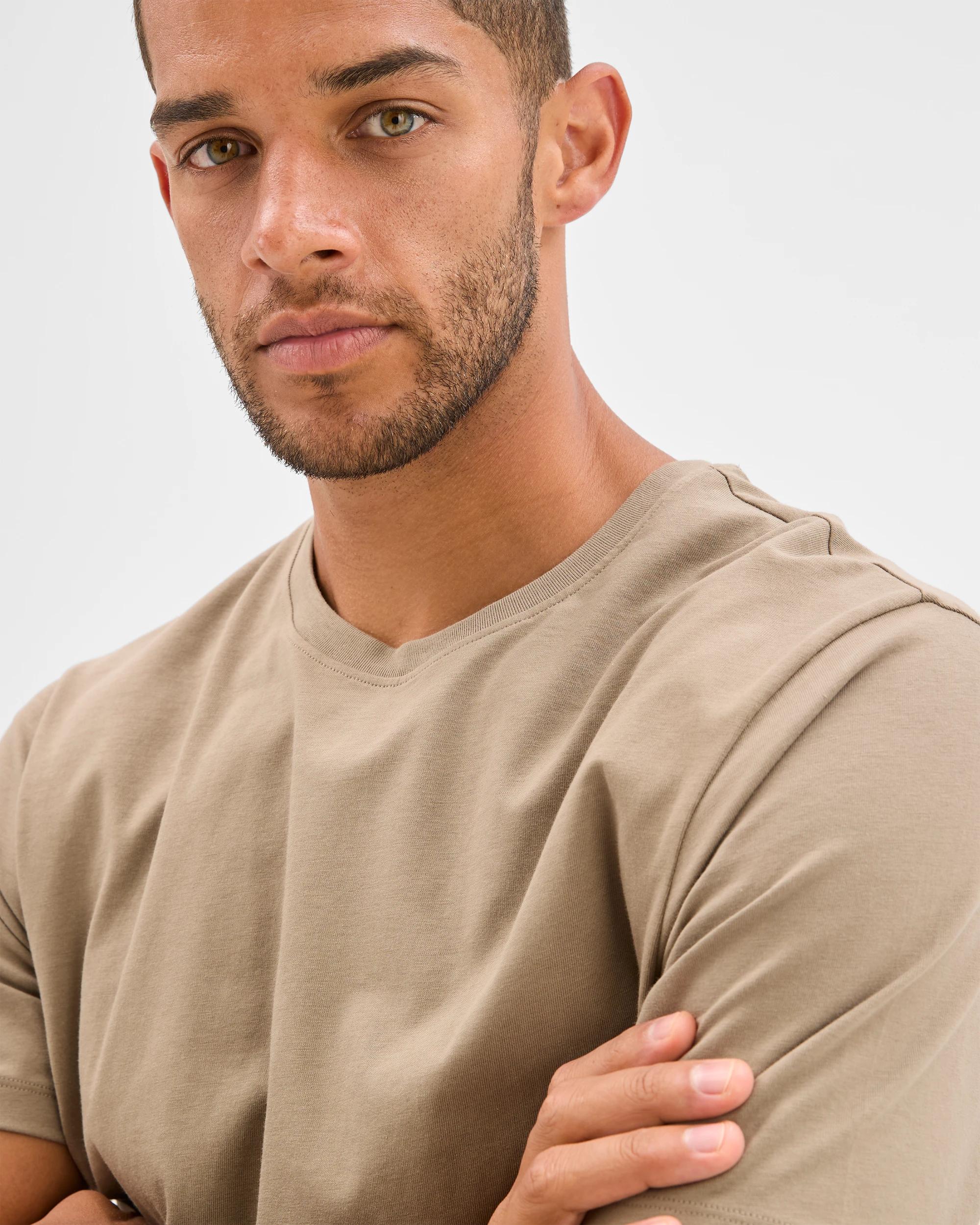 4 Target Australian Cotton T-Shirt MUSHROOM, 4 of 6