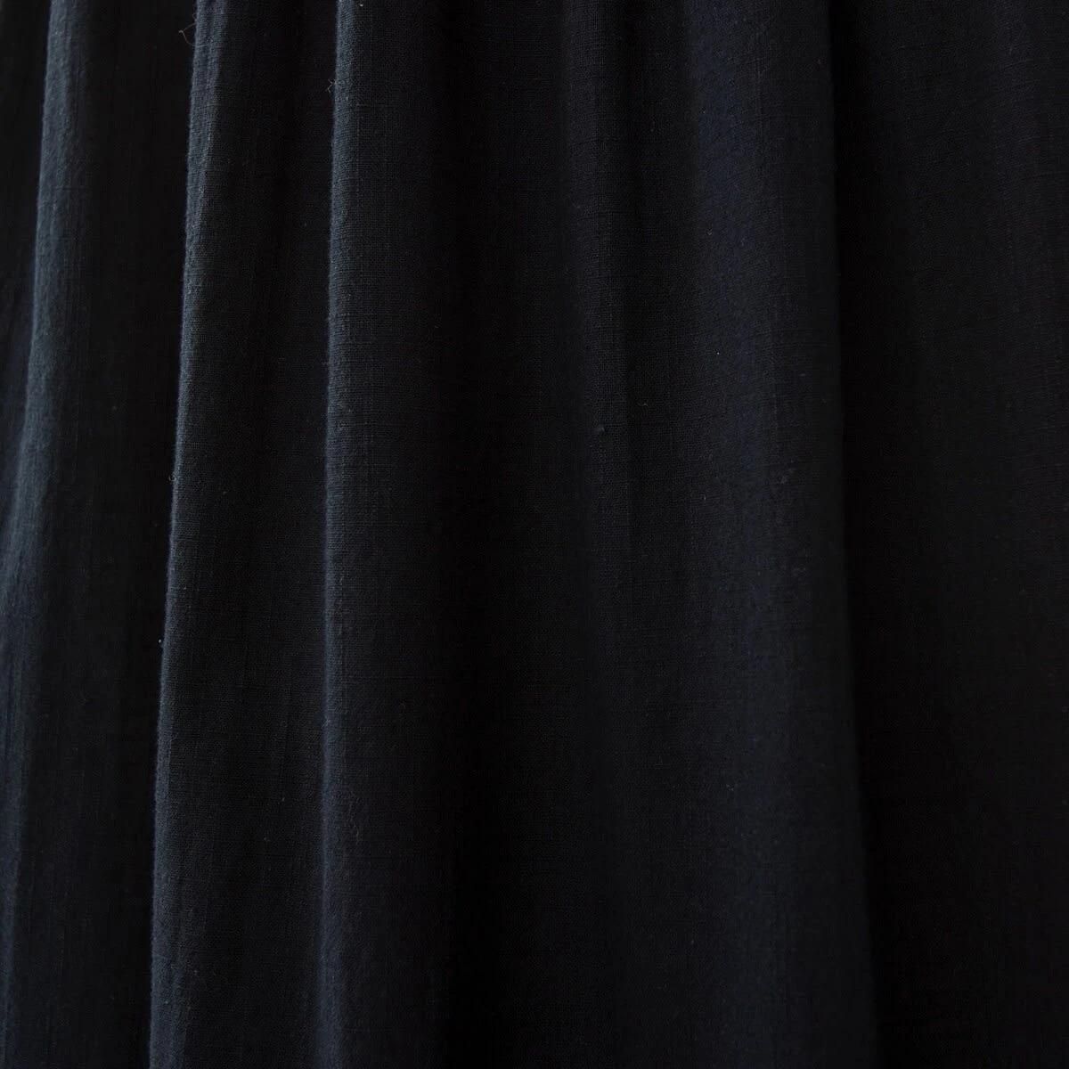 6 Rouched Maxi Skirt Black, 6 of 8