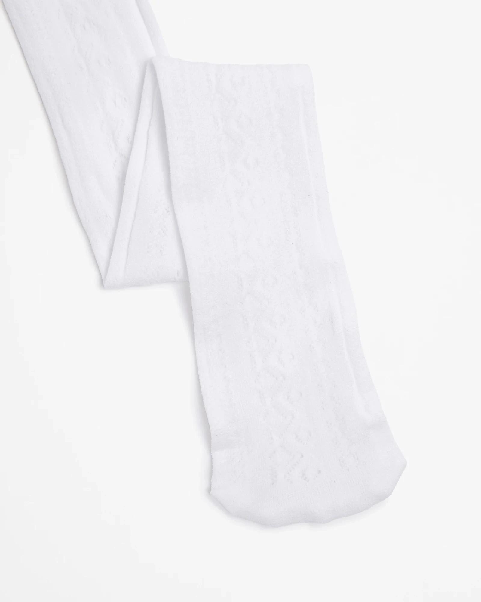 1 Pointelle Net Tights - Ambra CREAM, 1 of 3