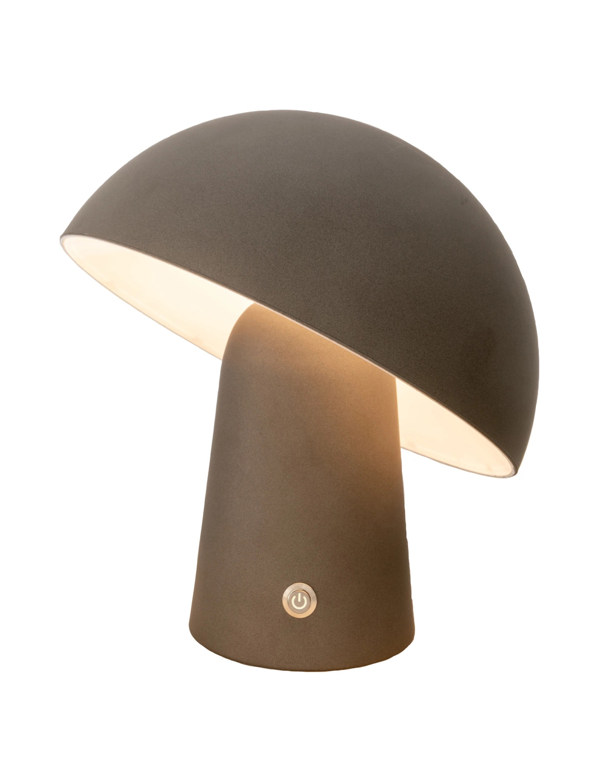 1 BR Home Cordless USB Rechargeable Mushroom Table Lamp with Dimming Function, 1 of 5