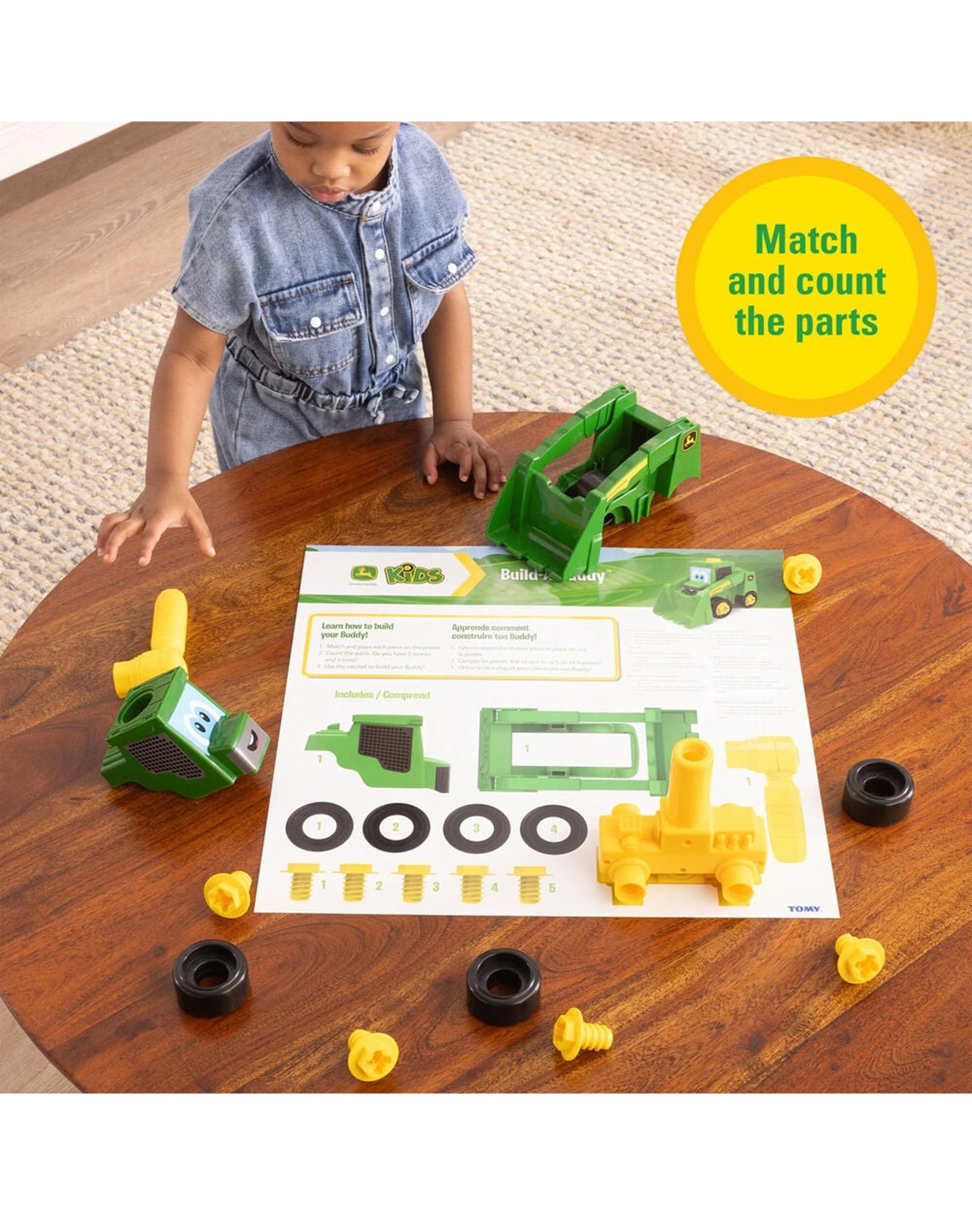 4 John Deere Build-A-Buddy Skid-Steer Toy Vehicle, 4 of 8