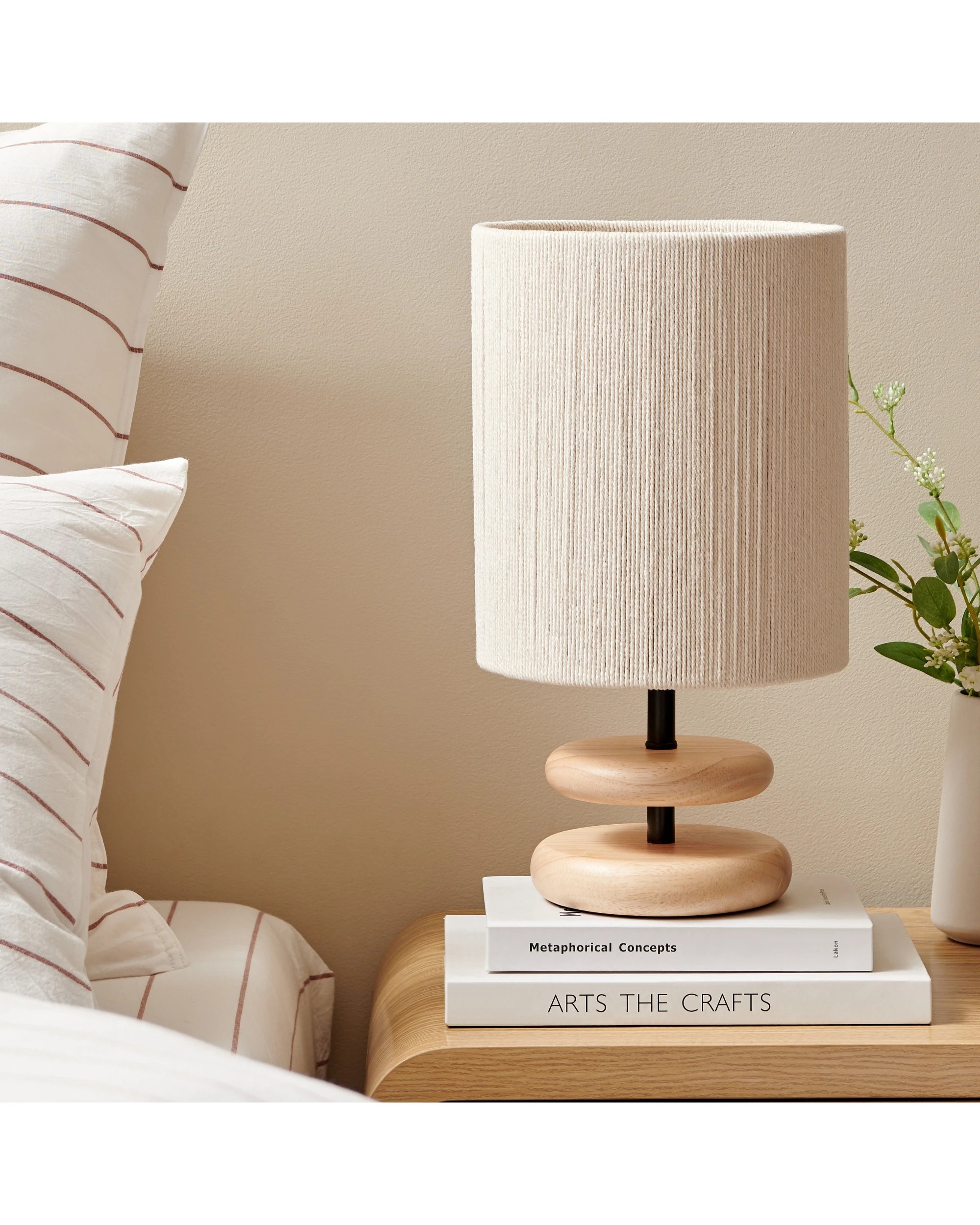 1 Sherwood Isle Wood Table Lamp - Natural, 1 of 9