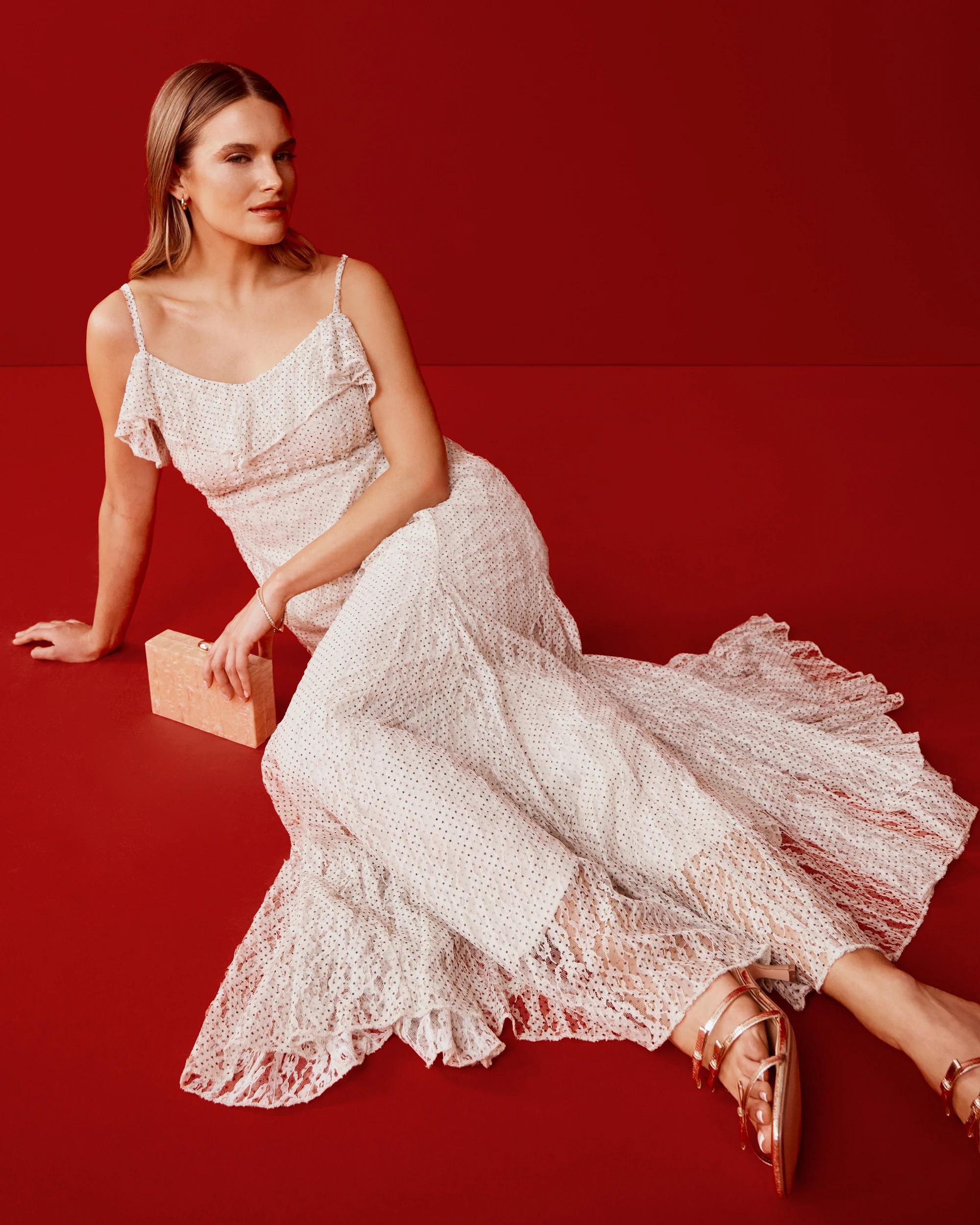 6 Strappy Ruffle Maxi Dress - Lily Loves JETSTREAM/BLACK SPOT, 6 of 6