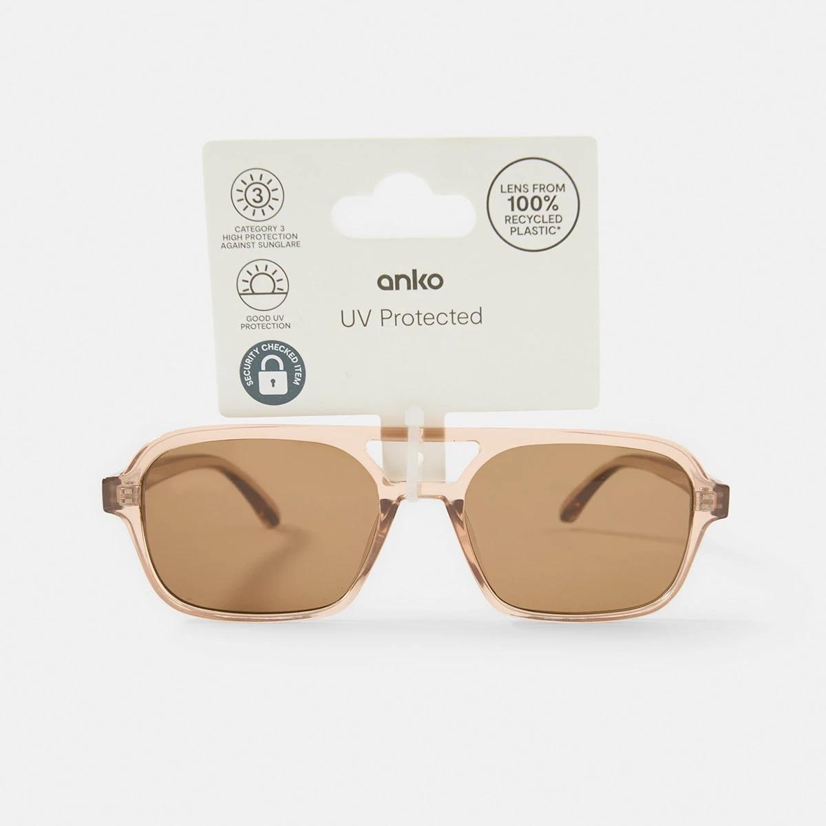 6 Retro Sunglasses Brown, 6 of 6