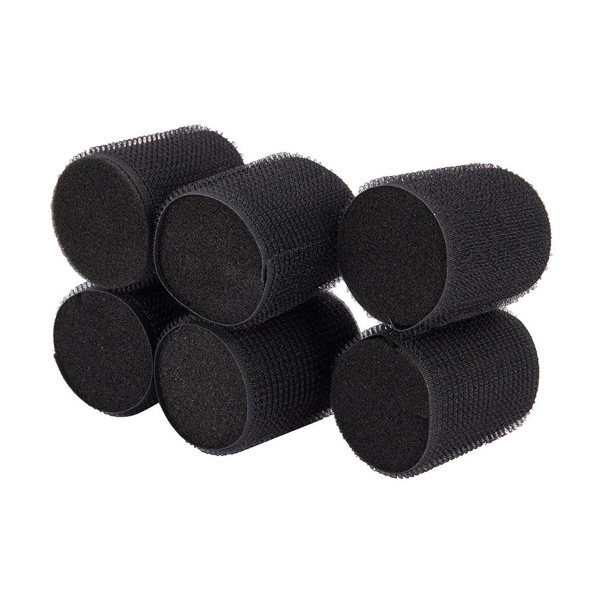 4 OXX Haircare 6 Piece Sleep In Rollers - Black, 4 of 5