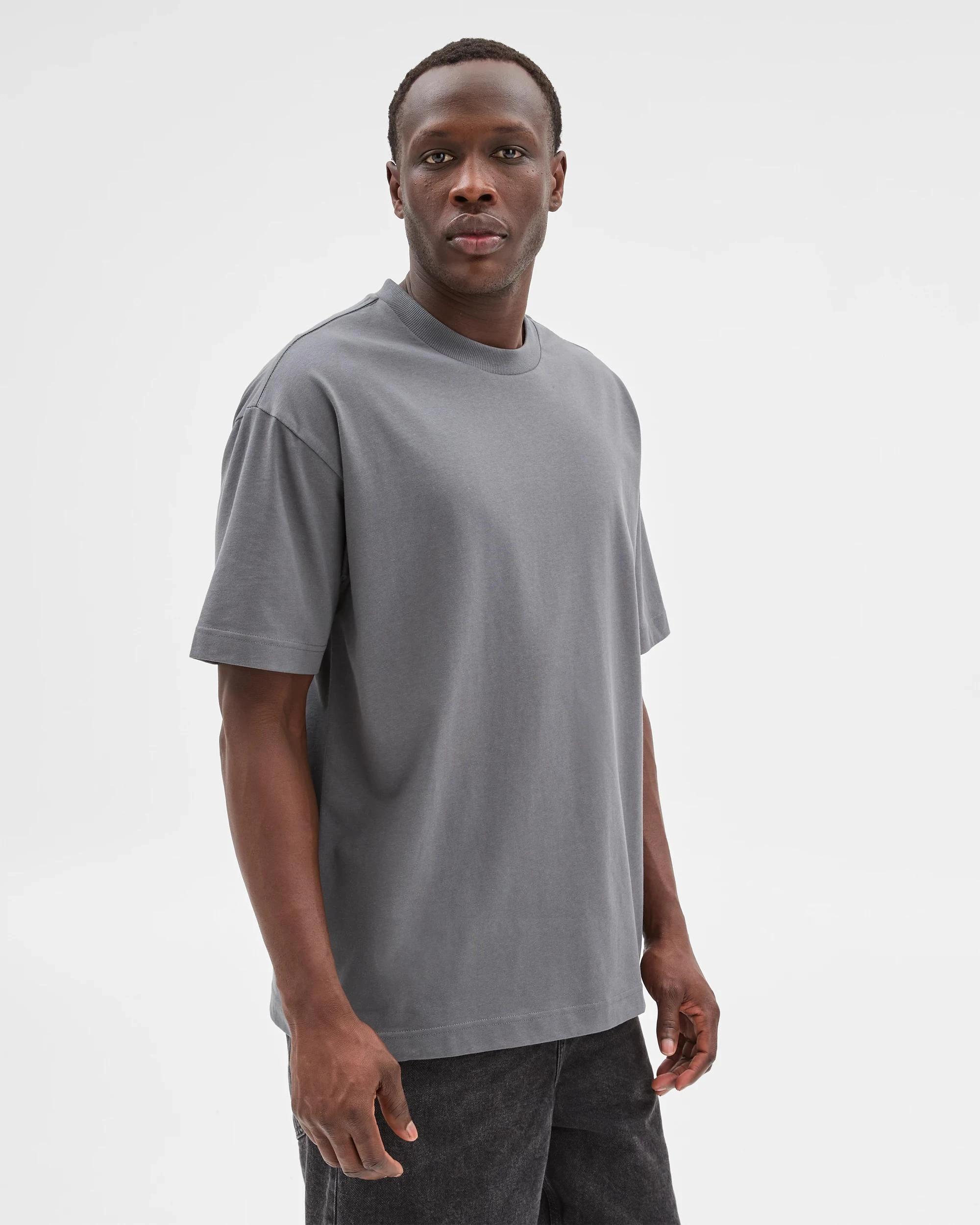 5 Commons Australian Cotton Oversized Heavy Core T-Shirt ASPHALT, 5 of 8