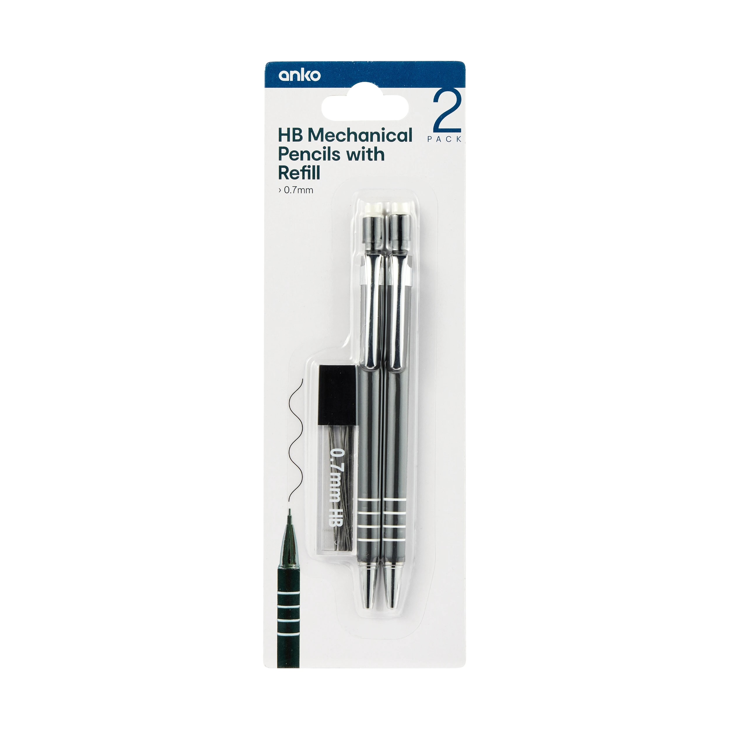 1 2 Pack Mechanical Pencils with Refill, 1 of 6