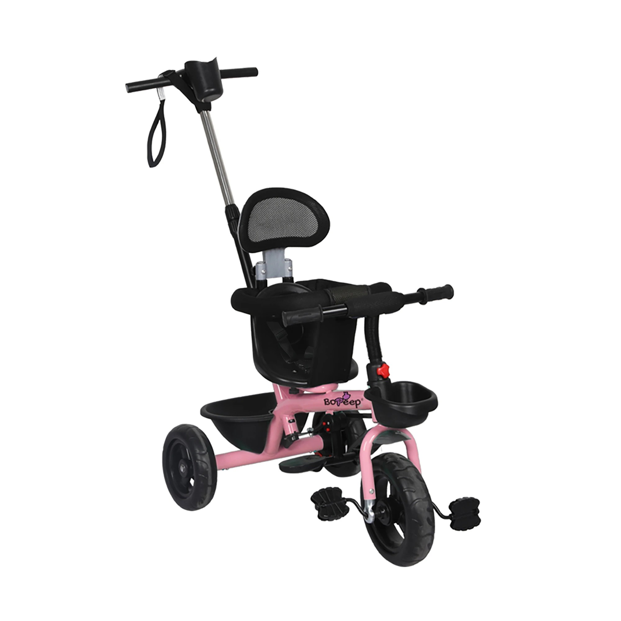 1 Bopeep 2-in-1 Kids Tricycle Pink, 1 of 6