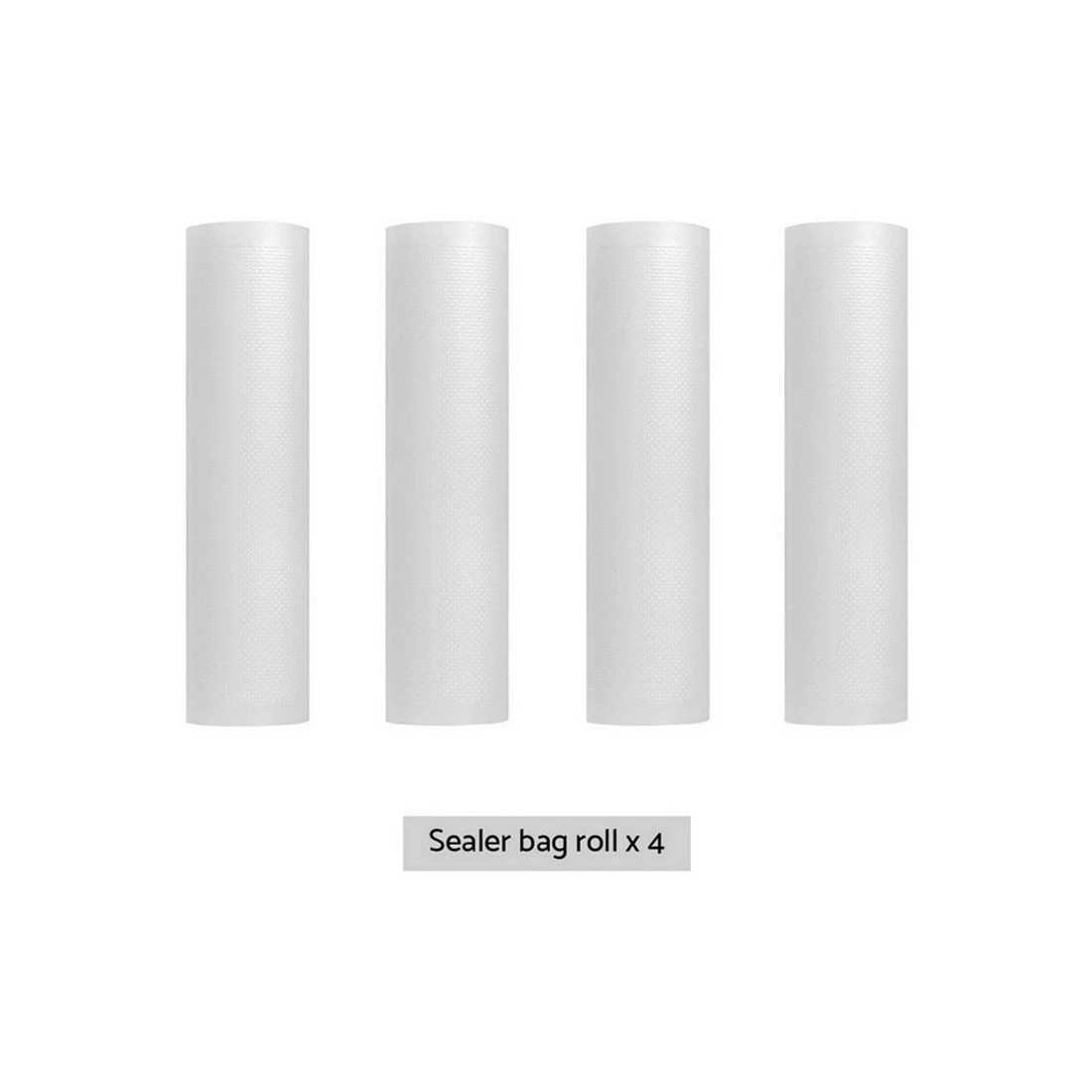 1 4 Rolls Food Vacuum Sealer Bags Storage Saver Heat Sealing Bag Pack - Clear, 1 of 1