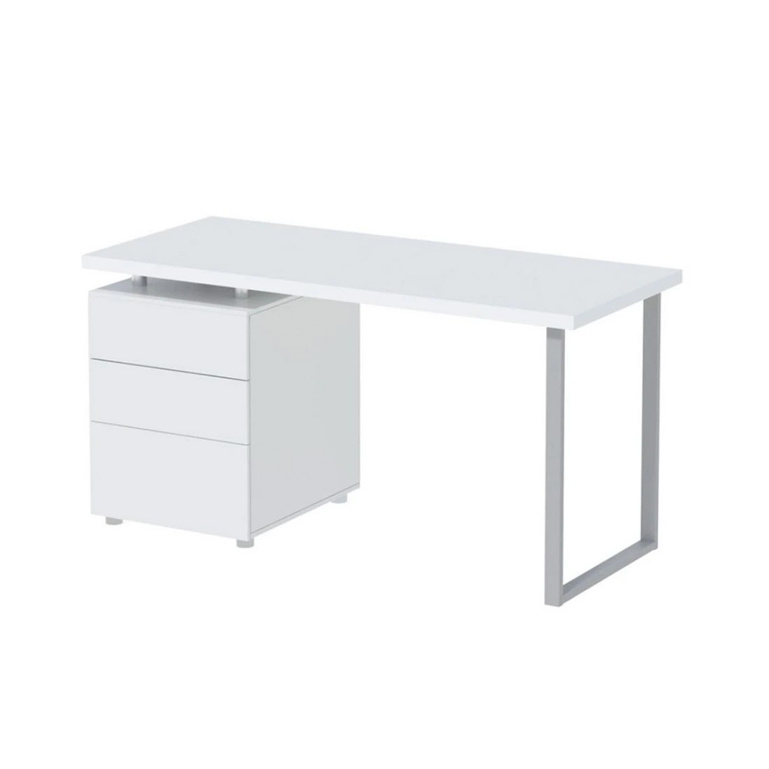 1 Artiss Computer Desk Drawer  140CM - White, 1 of 7