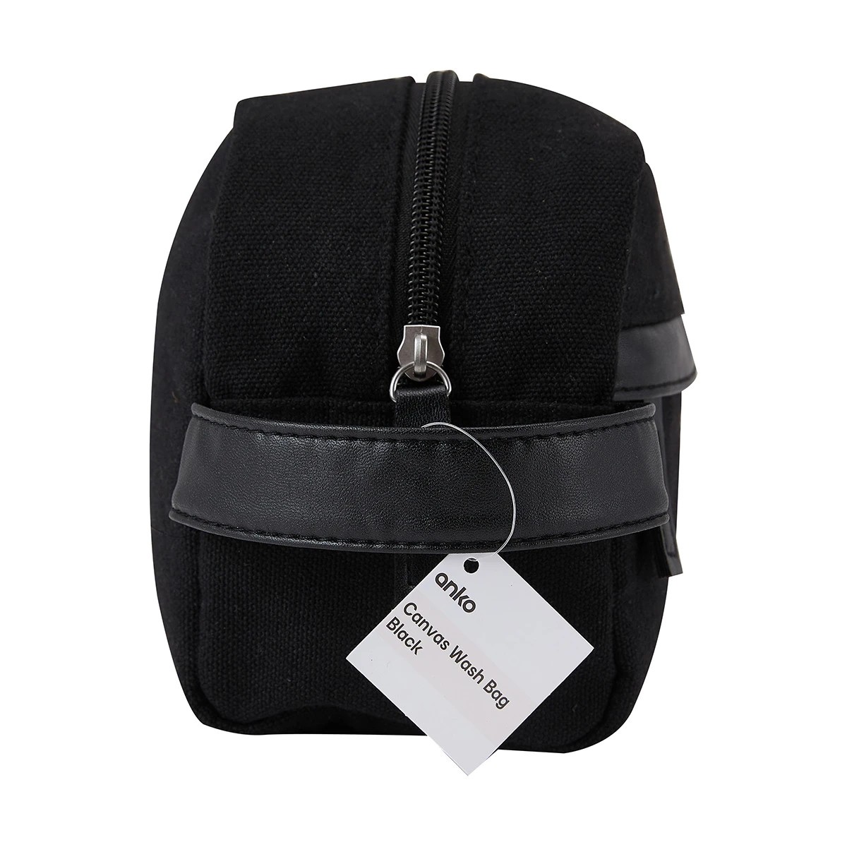 9 Canvas Washbag - Black, 9 of 9