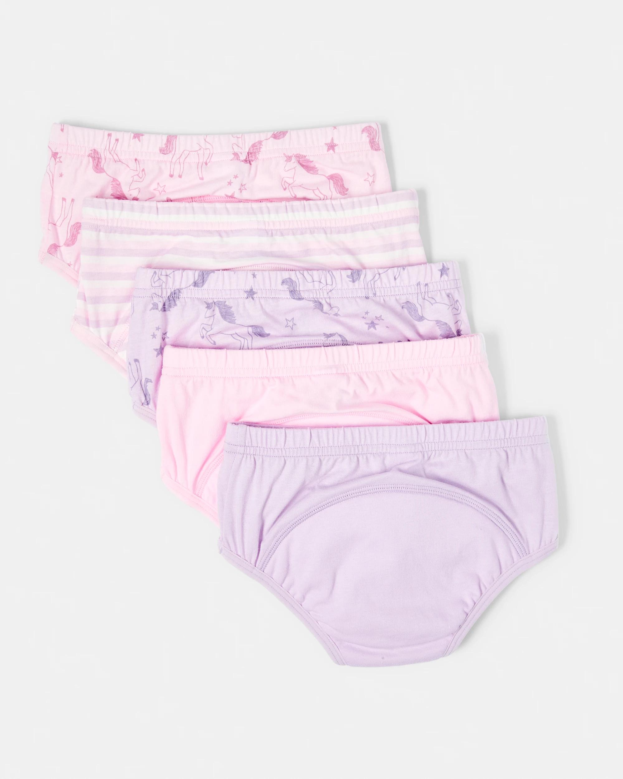 2 5 Pack Training Undies Pnk Unicrn, 2 of 7