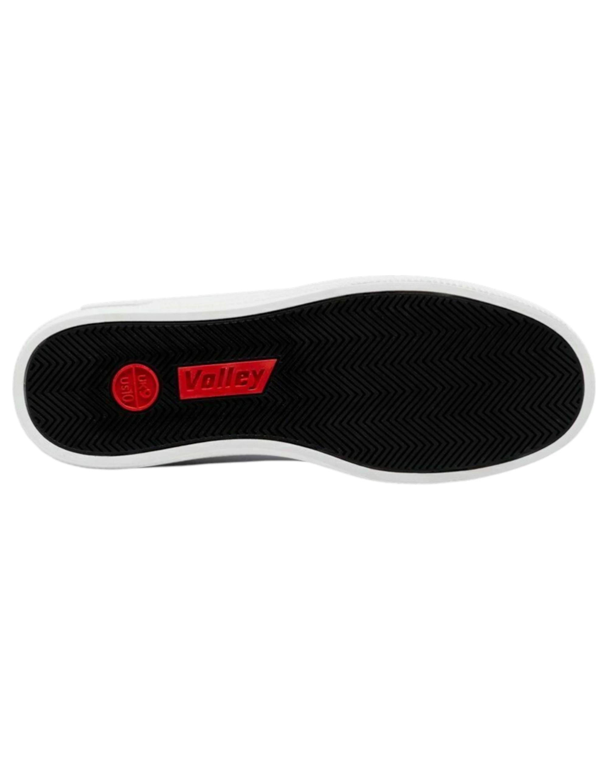 2 Volley Safety Steel Cap Mens Toe Caps s Work Lace Shoes - Black/Grey WHITE/BLACK, 2 of 5