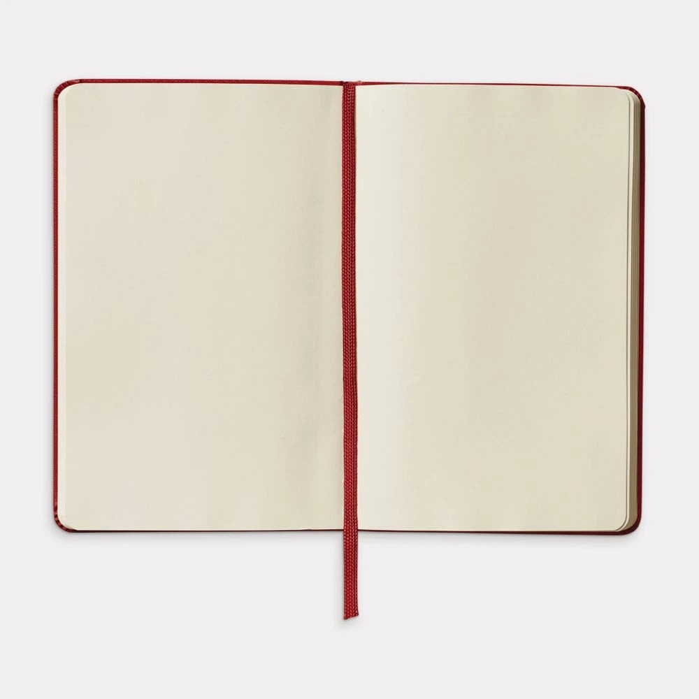 2 Moleskine Classic Hard Cover Plain Pocket Notebook Red, 2 of 5