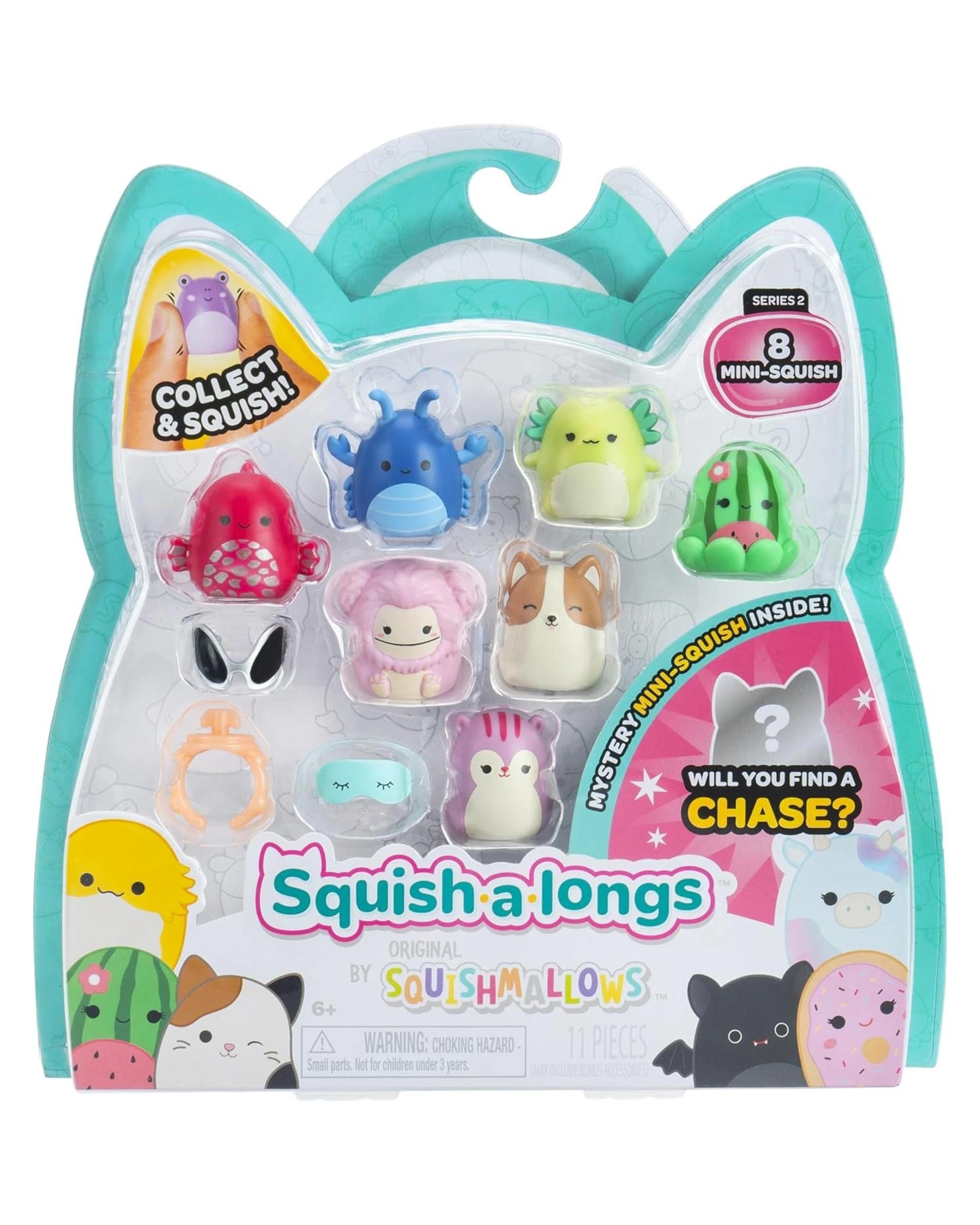 1 Squishmallows Squish-A-Longs Series 2 8 Pack - Brina, 1 of 10