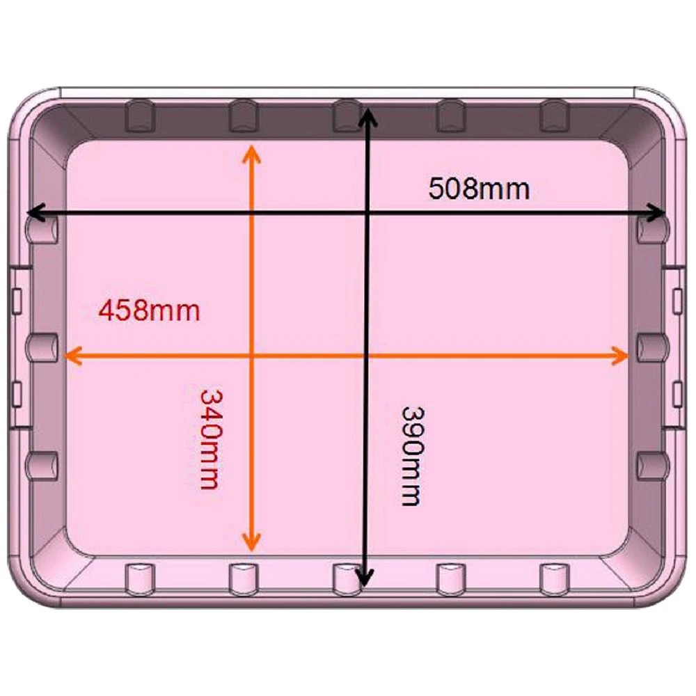 9 Keji 50L Storage Container Translucent  White, 9 of 10