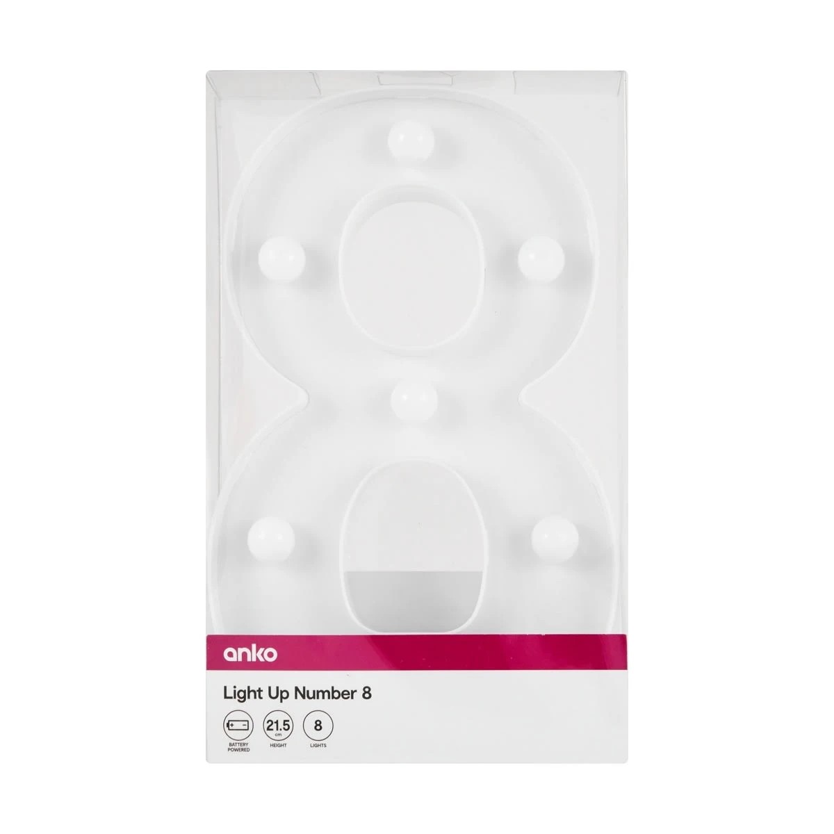 4 Light Up Number - 8, 4 of 5