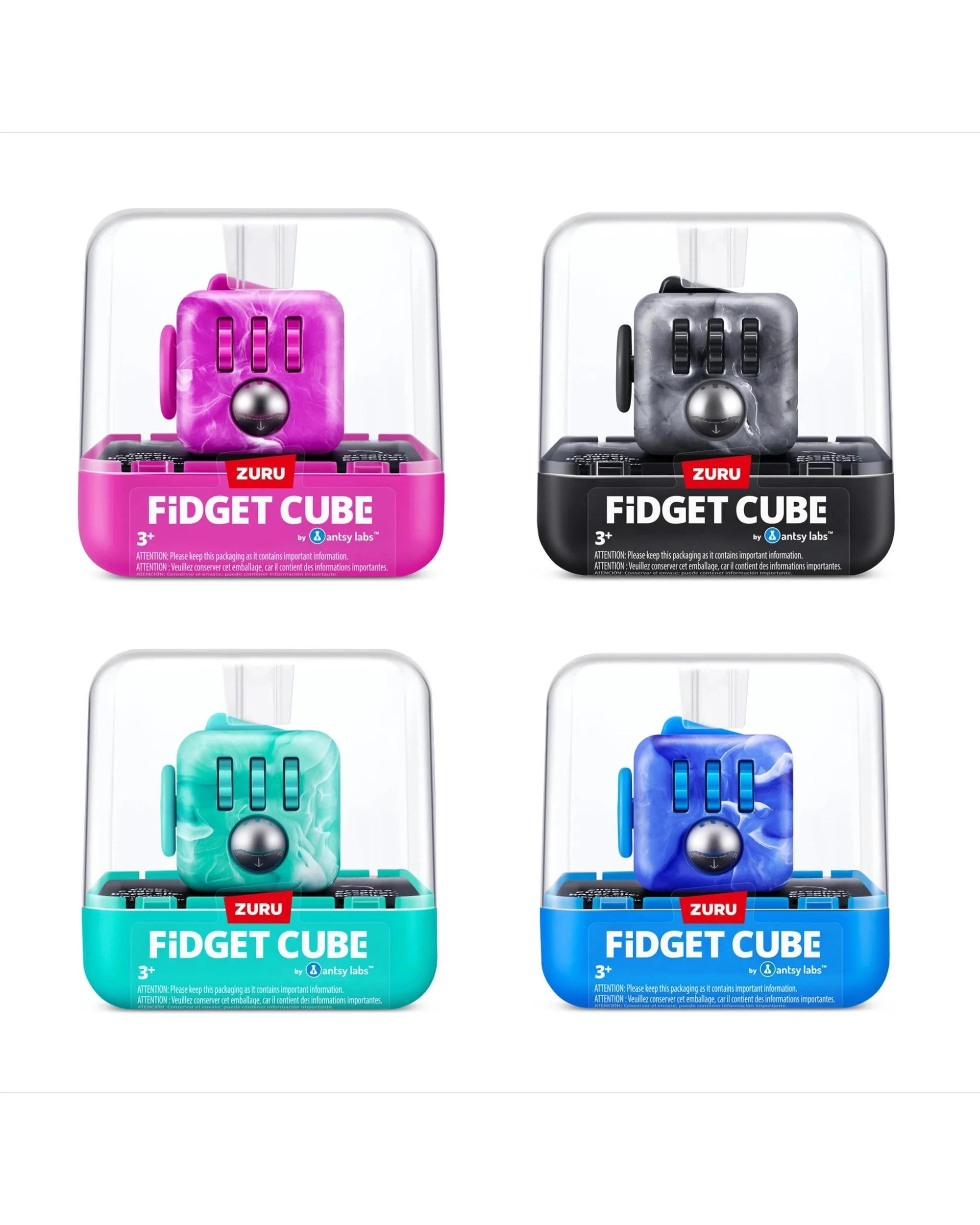 1 Zuru Original Fidget Cube Marble Assorted - Multi, 1 of 9