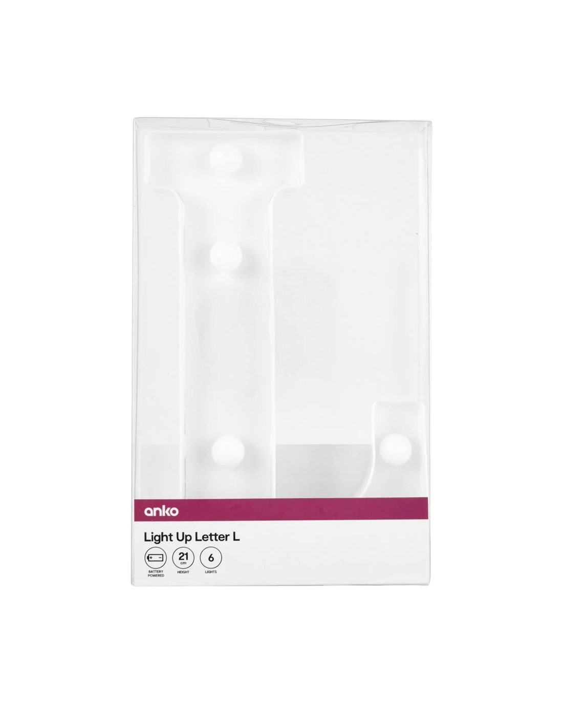 4 Light Up Letter - L, 4 of 5